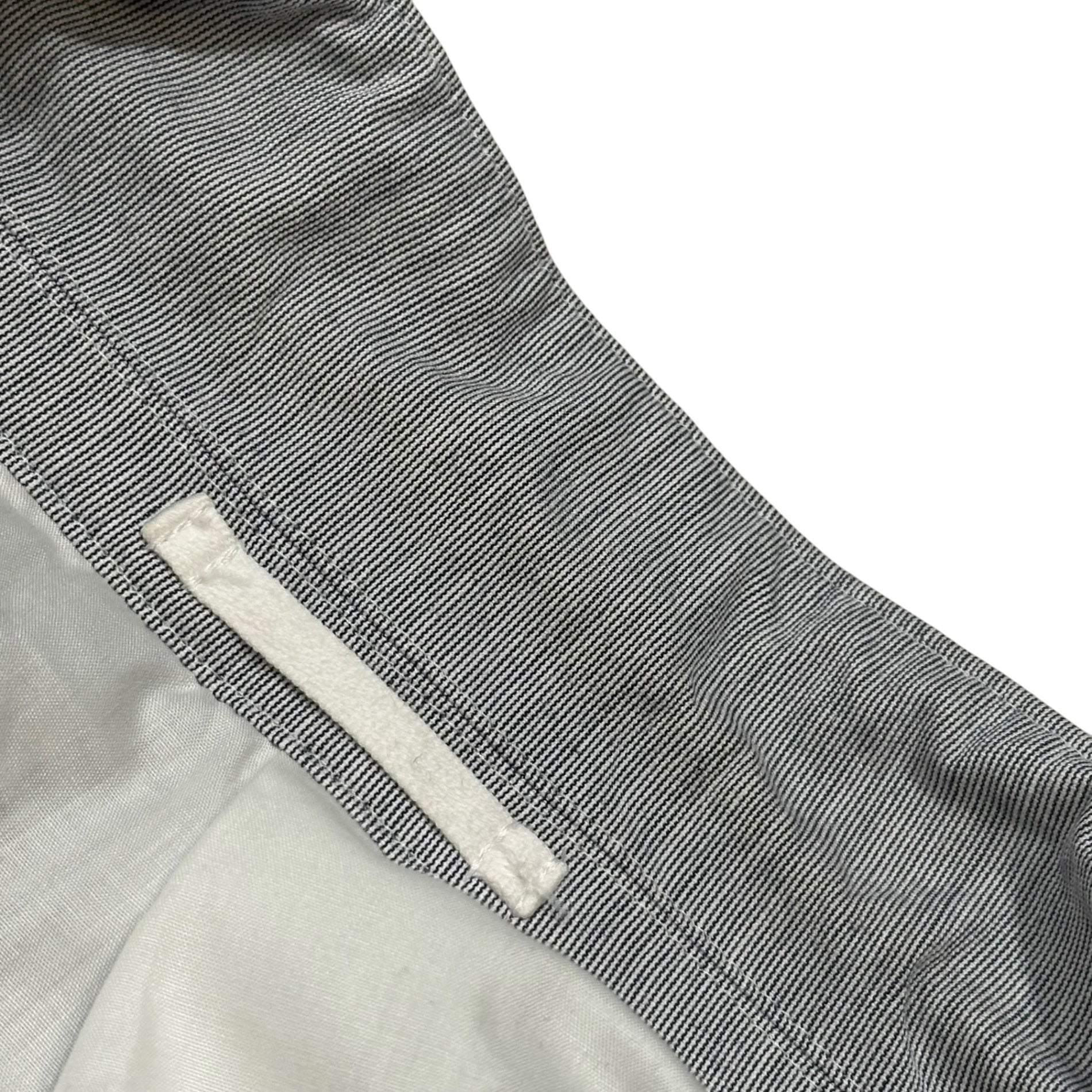 COMME des GARCONS HOMME(コムデギャルソンオム) 2016SS Striped Check Patchwork Casual Tailored Jacket ストライプ チェック パッチワーク カジュアル テーラード ジャケット HQ-J028 XS ブルー×グレー AD2015