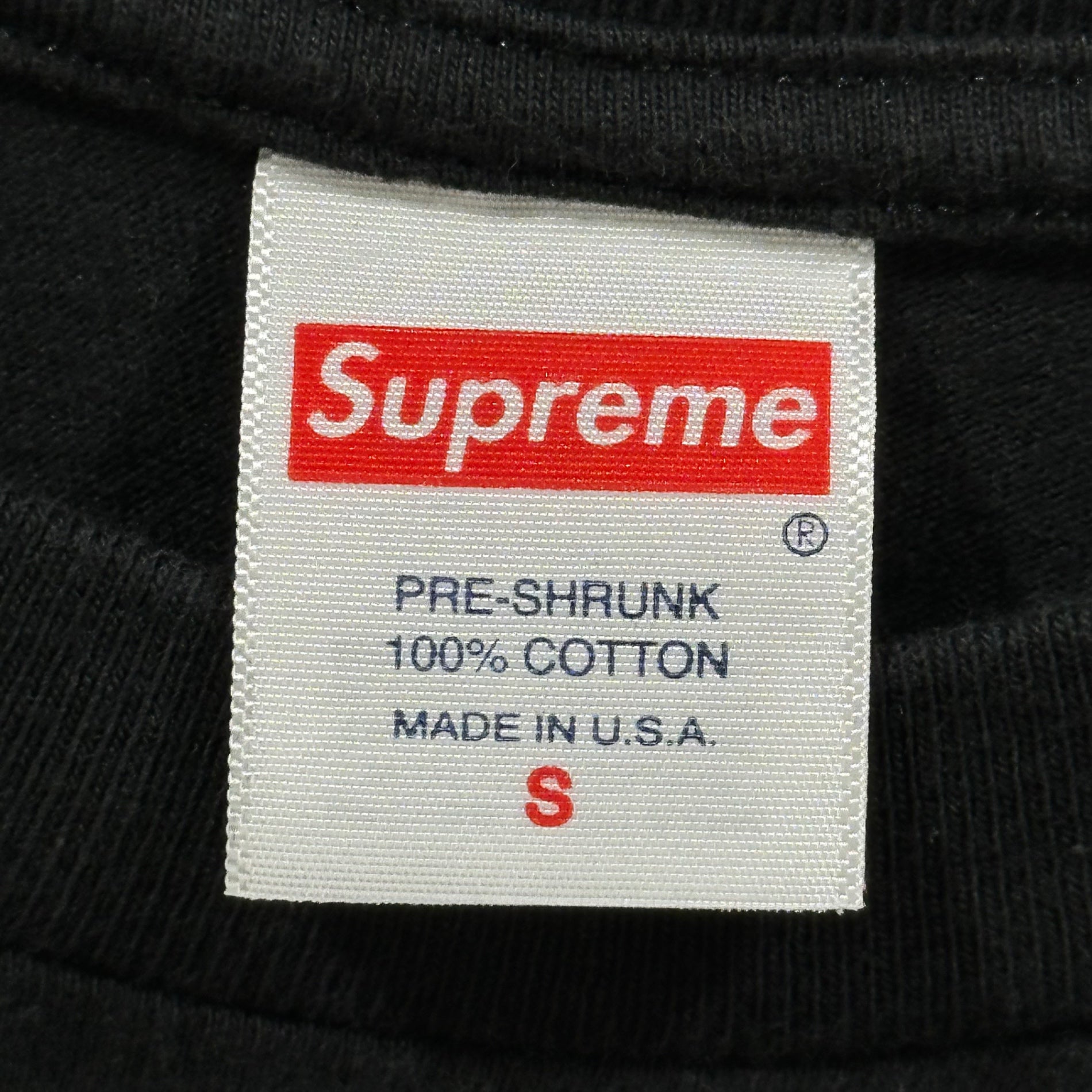 SUPREME(シュプリーム) 2023AW Worship Tee 半袖 プリント Tシャツ S ブラック
