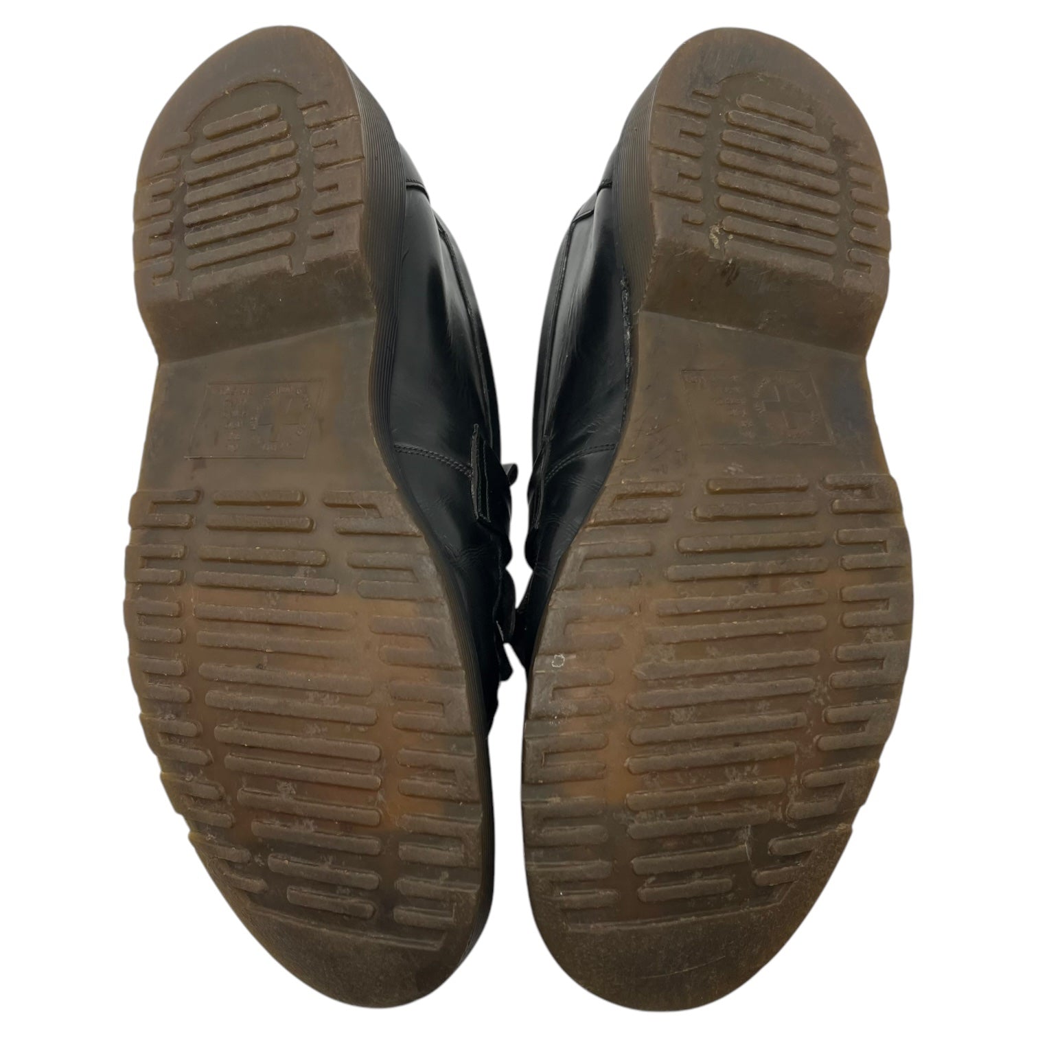 Loake(ローク) England made Vintage tassel loafers イングランド製 ヴィンテージ タッセル ローファー 8(26.5cm程度) ブラック DR.MARTENS ドクターマーチン ソール使用 レザー シューズ