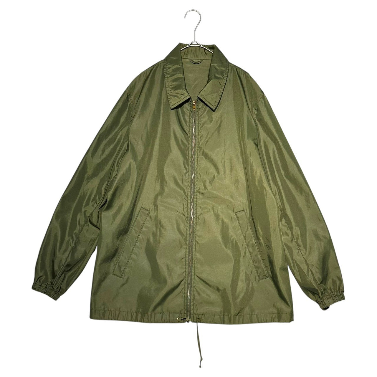 COMME des GARCONS HOMME(コムデギャルソンオム) 99AW back logo zip-up coach jacket バックロゴ ジップアップ コーチ ジャケット 田中オム HJ-1007070 FREE カーキ AD1999