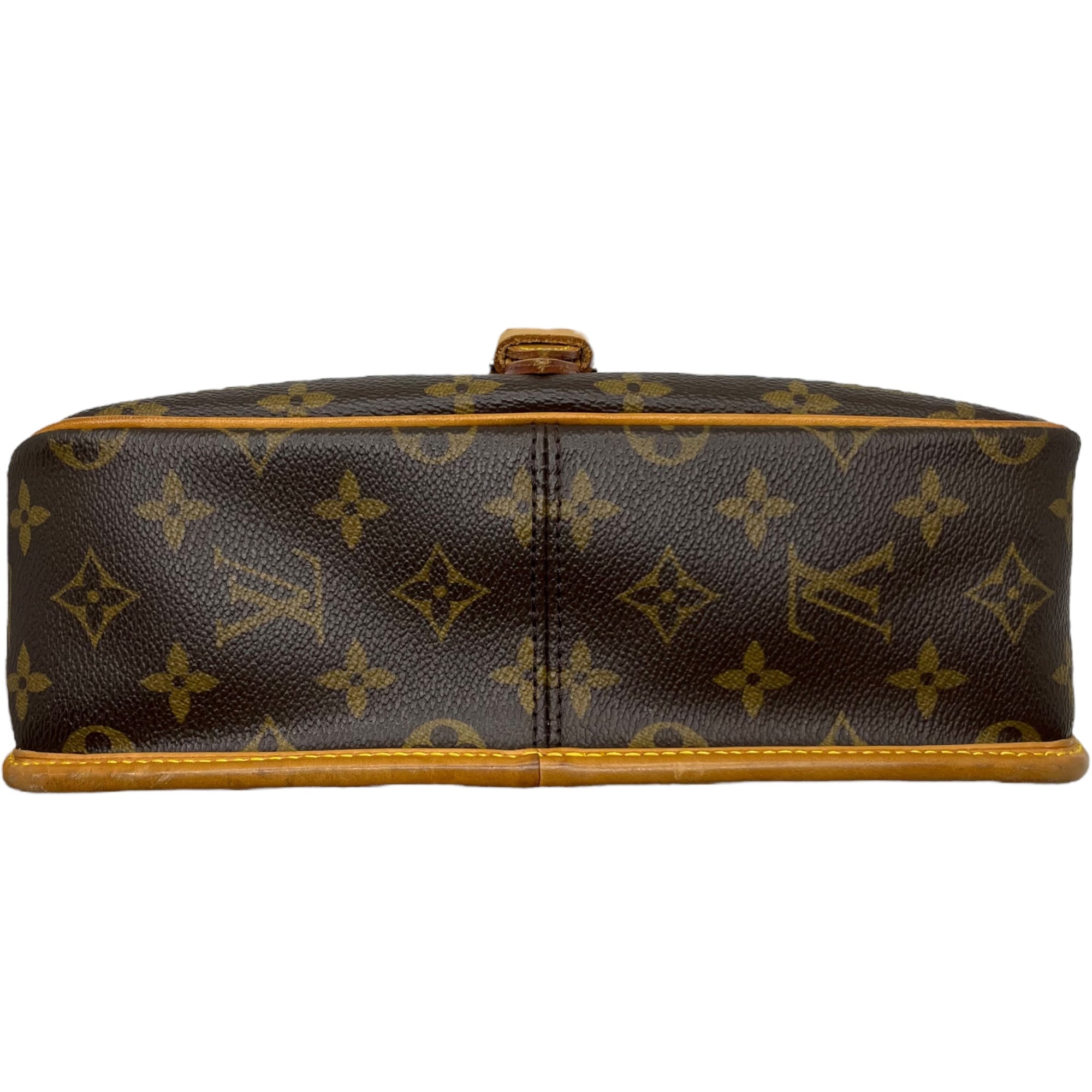 LOUIS VUITTON(ルイヴィトン) 00's Vintage sologne flap shoulder bag ヴィンテージ ソローニュ フラップ ショルダー バッグ 04年製 M42250 ブラウン 製造番号:SL0044