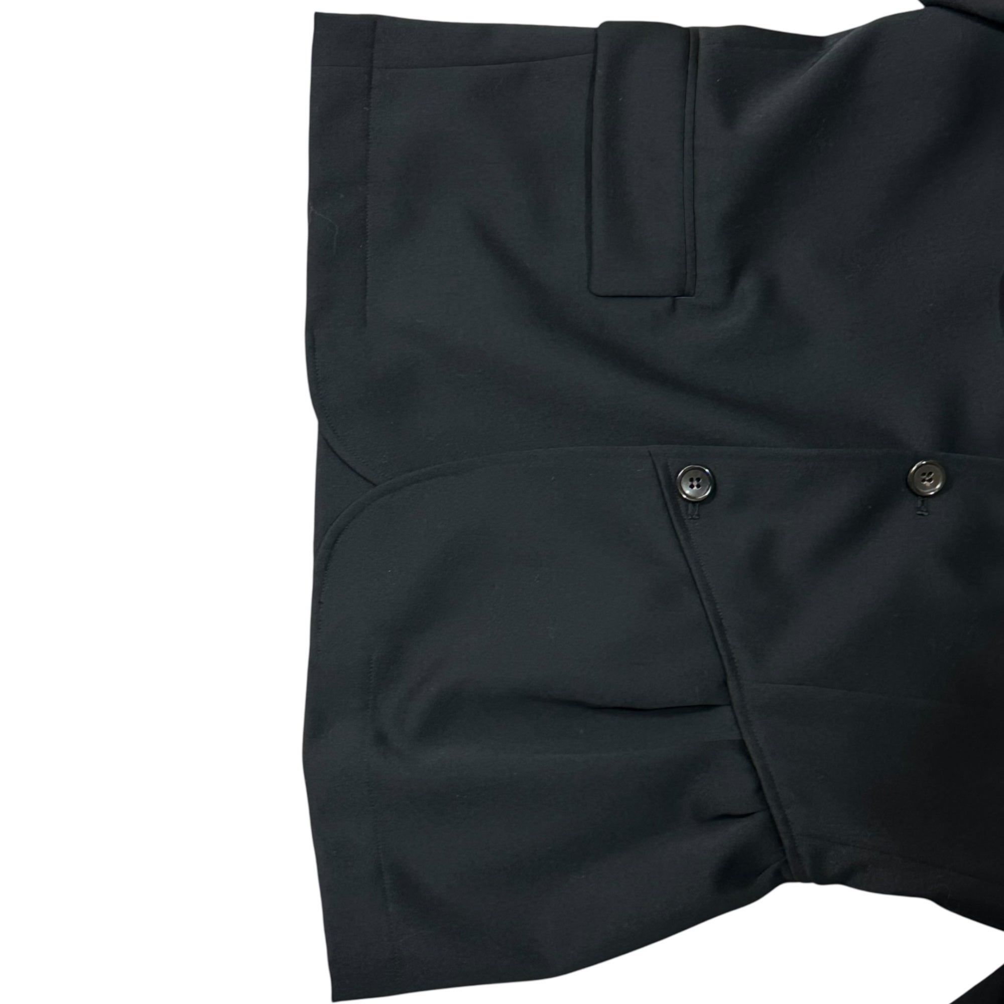 tricot COMME des GARCONS(トリココムデギャルソン) 92AW Wool 3B Tailored Jacket with Anomalous Pocket Design ウール 3B 変則ポケット デザイン テーラード ジャケット TJ-05024M M ブラック AD1992 90's 90年代 アーカイブ