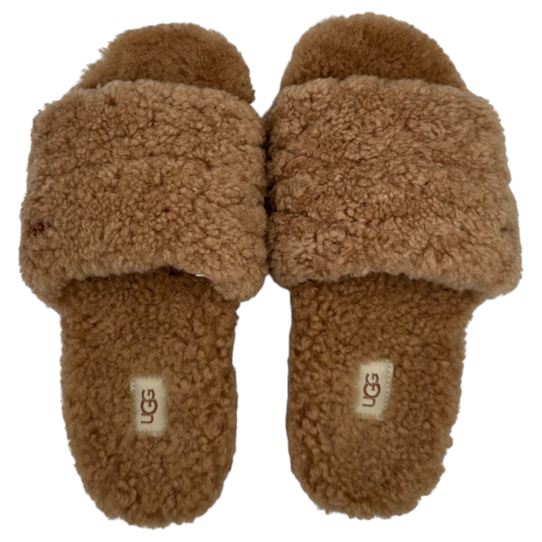 UGG(アグ) COZETTA CURLY Sandal コゼッタ カーリー プードル サンダル S/N1130838 24 キャメルブラウン