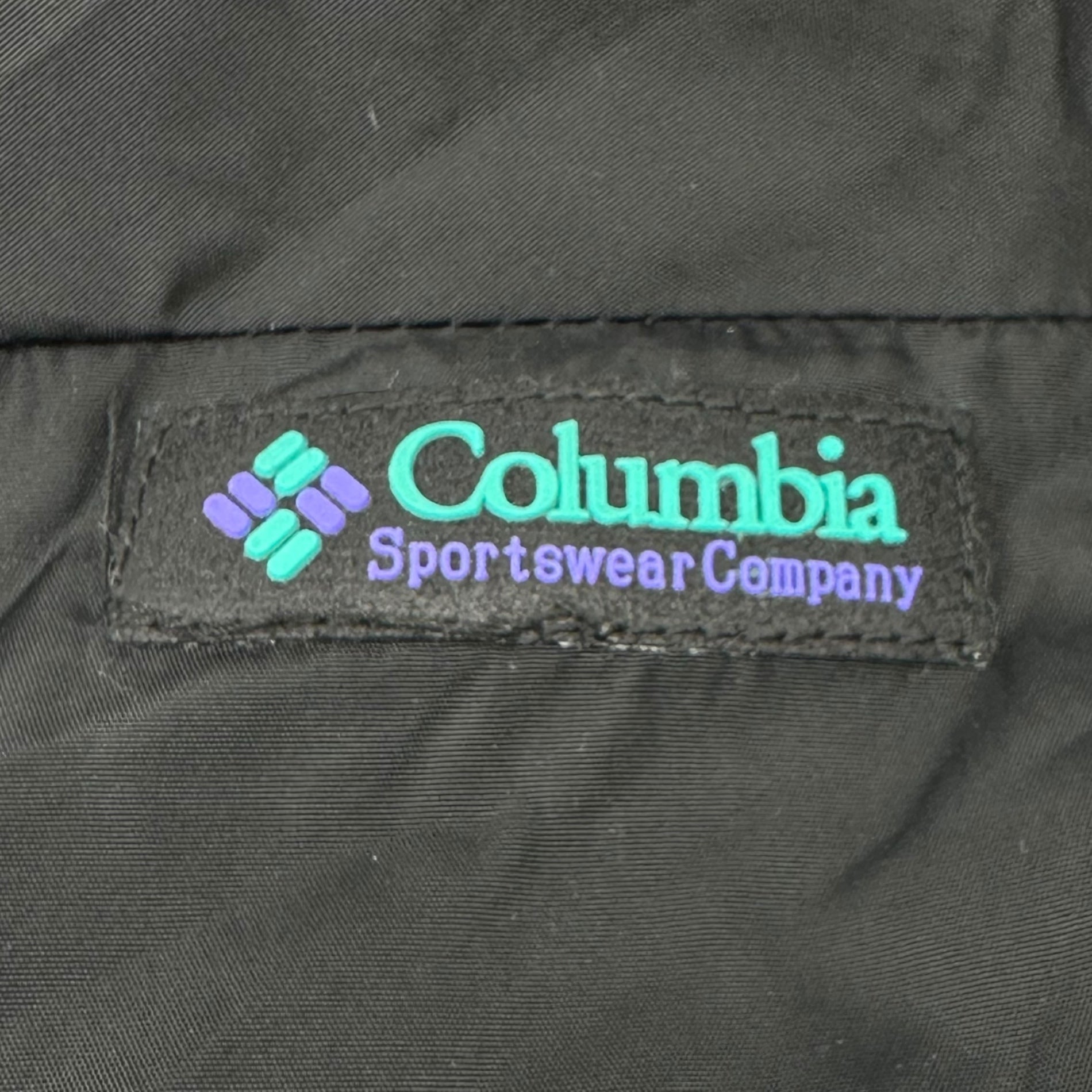 Columbia(コロンビア) 80's Reversible Down Jacket リバーシブル ダウン ジャケット SM 5420 L ブラック×パープル ヴィンテージ 古着