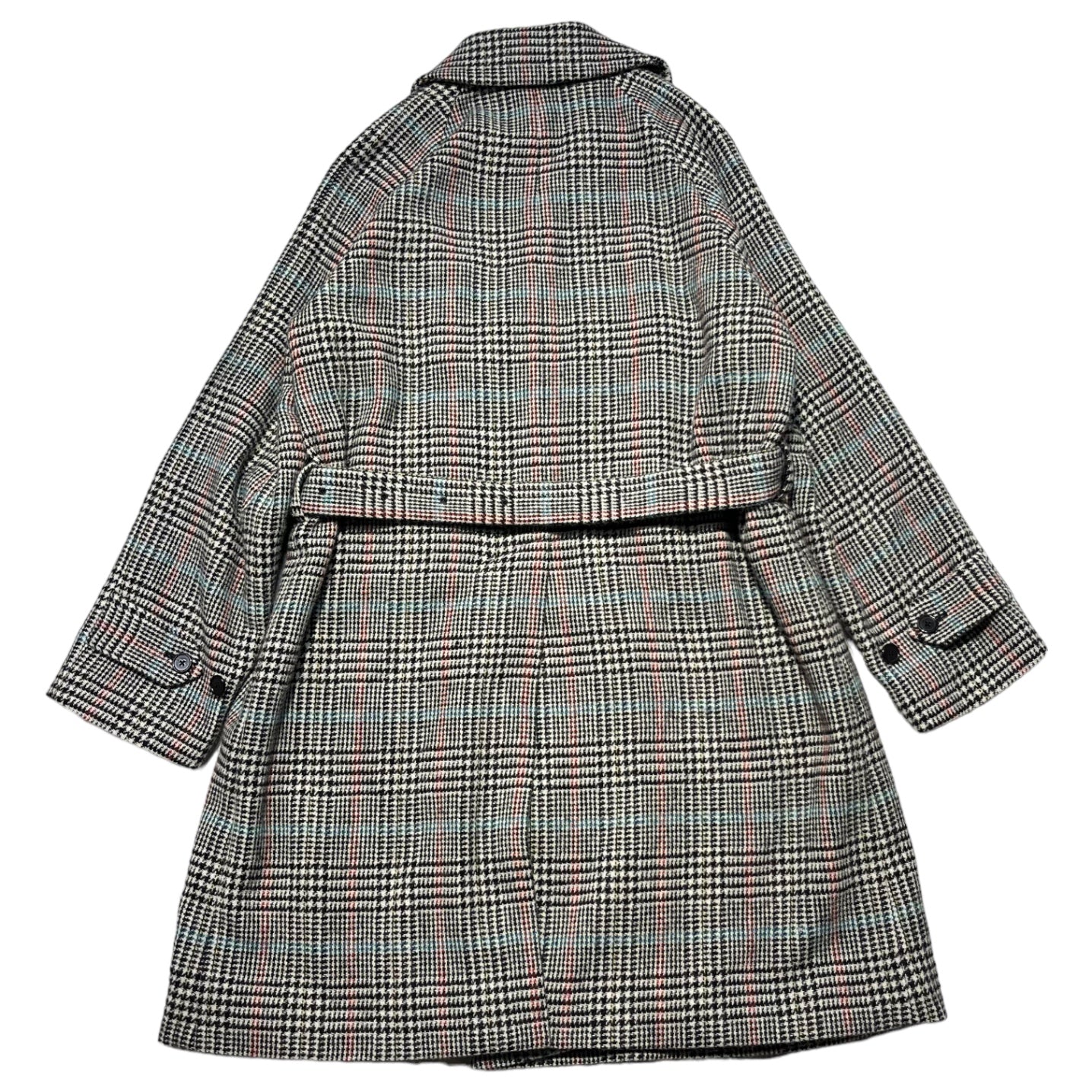 MARKAWARE(マーカウェア) Organic Suffolk tweed check trench coat オーガニックサフォーク ツイードチェック トレンチコート A19C-02CO01C 1(M~L程度) グレー×ブラック チェック
