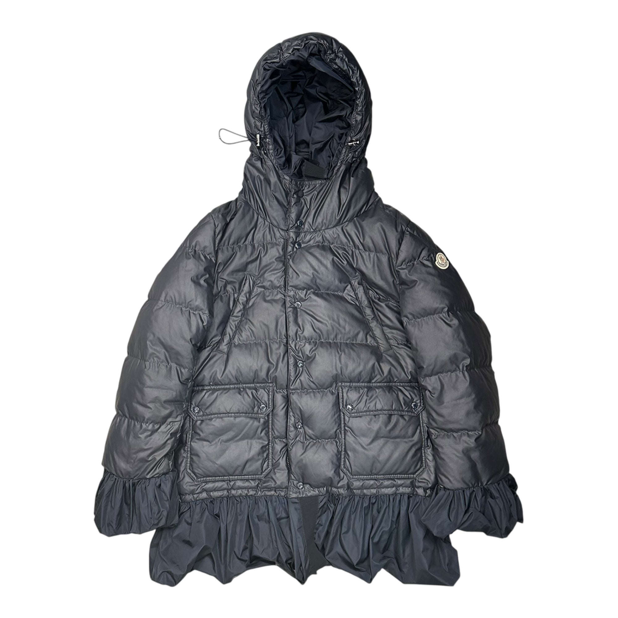 MONCLER×sacai(モンクレール×サカイ) SERI Frill Down Jacket セリ フリル 切替 ダウン ジャケット 2209S4630705 4 ネイビー