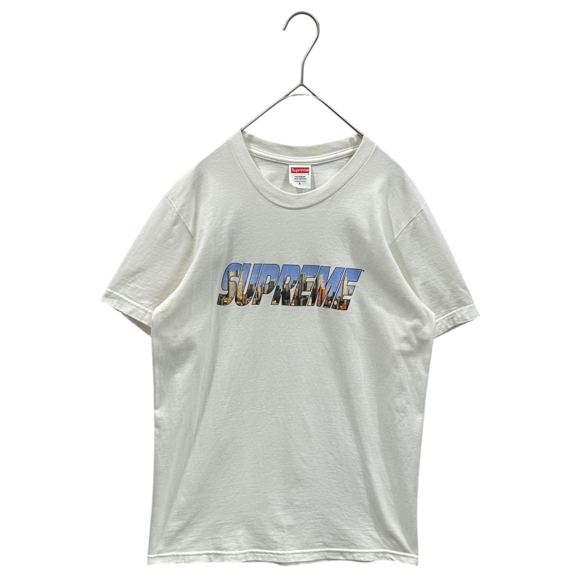 SUPREME(シュプリーム) 2024SS Stencil Embroidered S/S Top ステンシル 刺繍 半袖 Tシャツ S ホワイト ロゴ