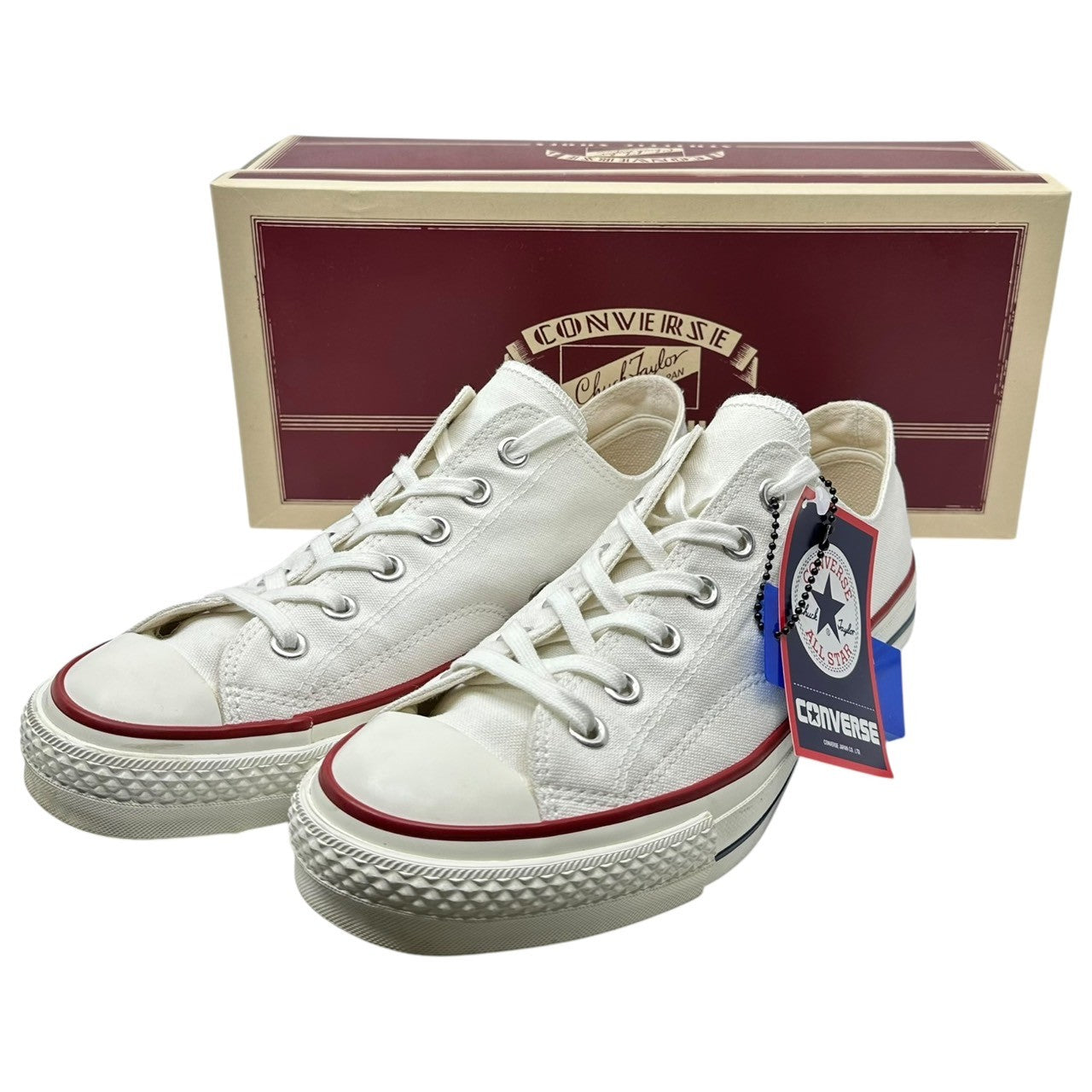 CONVERSE(コンバース) ALL STAR J VTG 57 OX オールスター ローカット スニーカー 26cm ホワイト 箱付 ヴィンテージ復刻