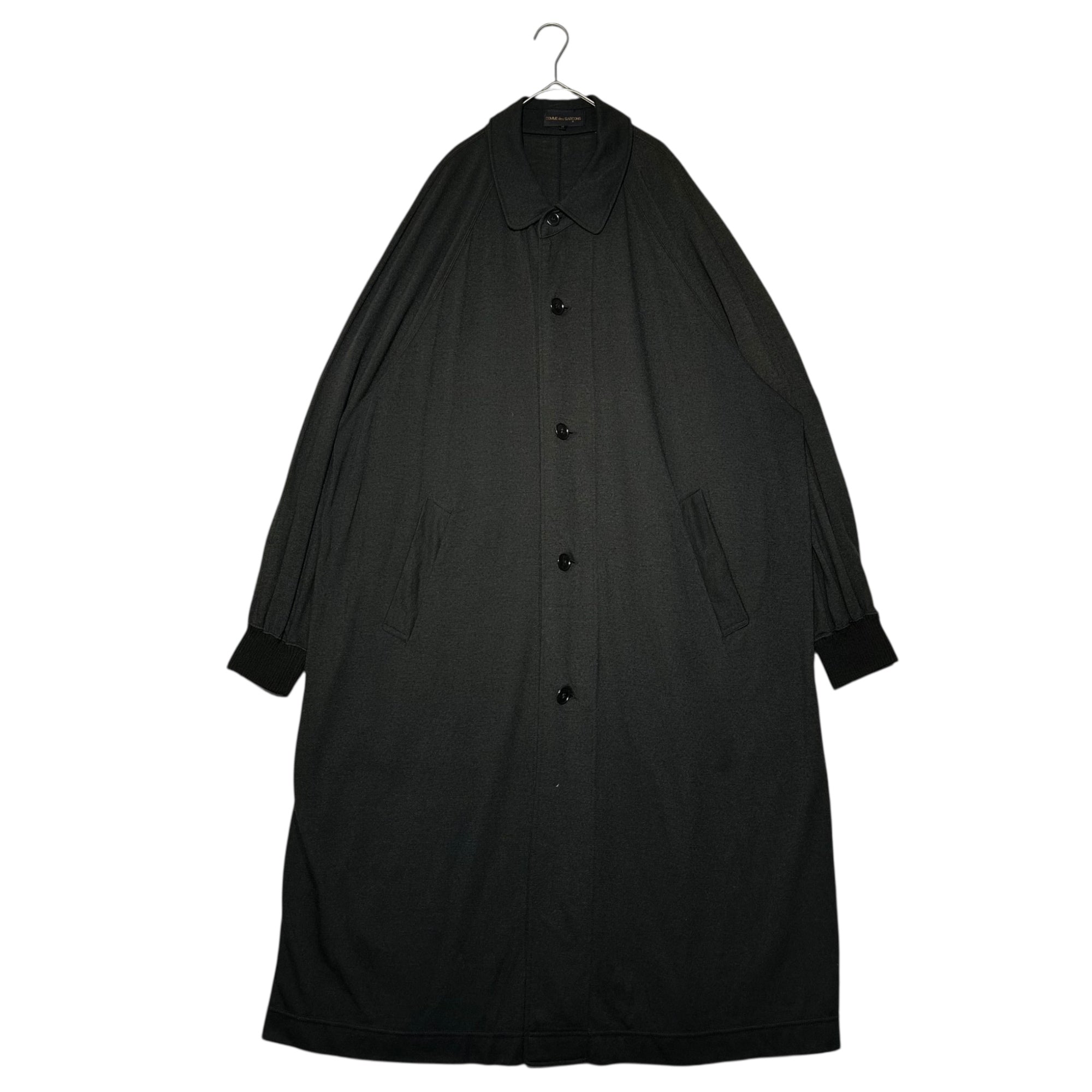 COMME des GARCONS(コムデギャルソン) 1986AW "automne-hiver 86-87" Original Stuff Coat オリジナル スタッフ コート M ブラック 80's 80年代 アーカイブ ステンカラー