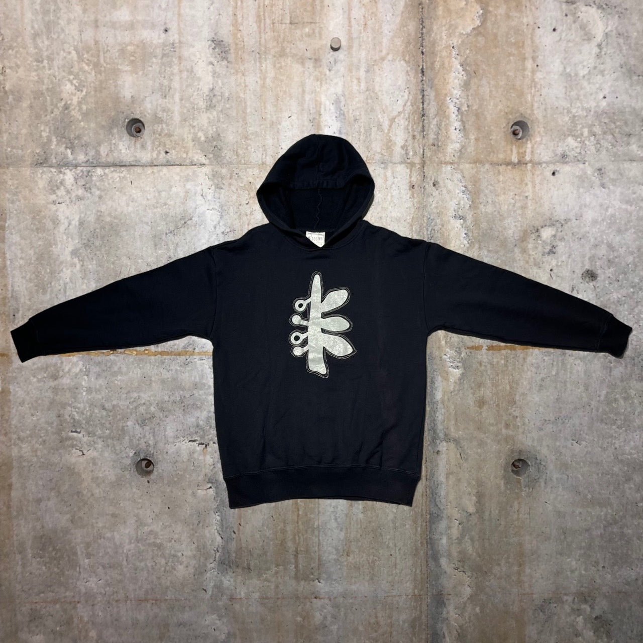 i.s. ISSEY MIYAKE(アイエス イッセイミヤケ) 90'sステッチプリントパーカー IS23-JL006 ネイビー