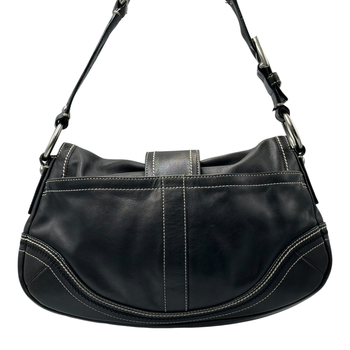 COACH(コーチ) SOHO Leather One-Shoulder Bag レザー ワンショルダー バッグ Y2K 10578 ブラック