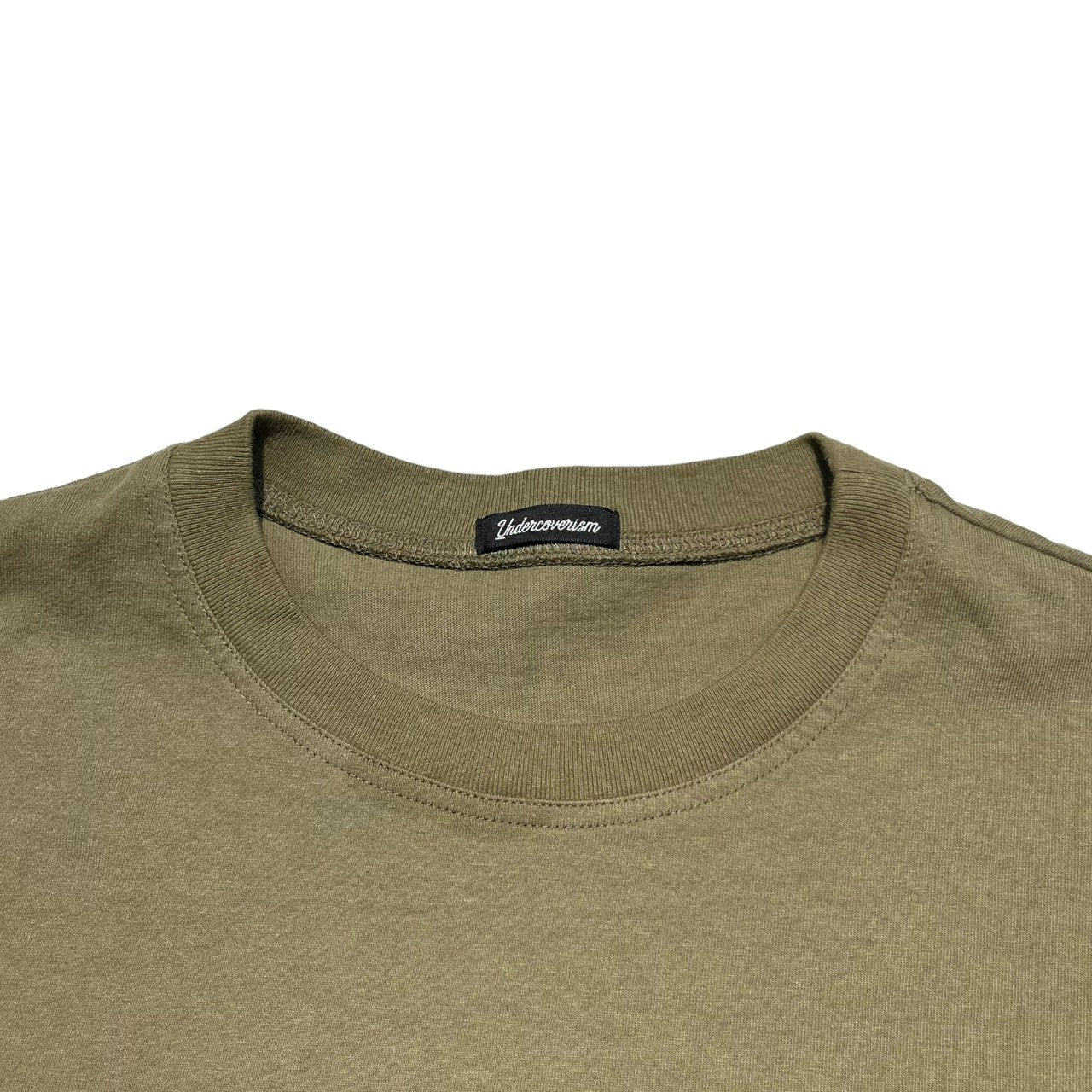 UNDERCOVERISM(アンダーカバイズム) Layered hagi sleeve big size T-shirt 重ねハギスリーブ ビッグサイズ Tシャツ UI1C4809 3(L) カーキ