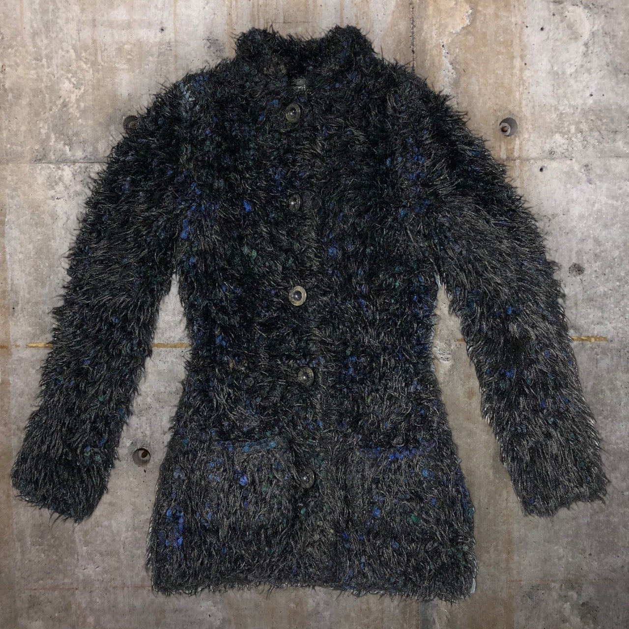 Hysterics(ヒステリックス) 00'sシャギーニットジャケット/カーディガン 3NJ-0029 FREE ブラック