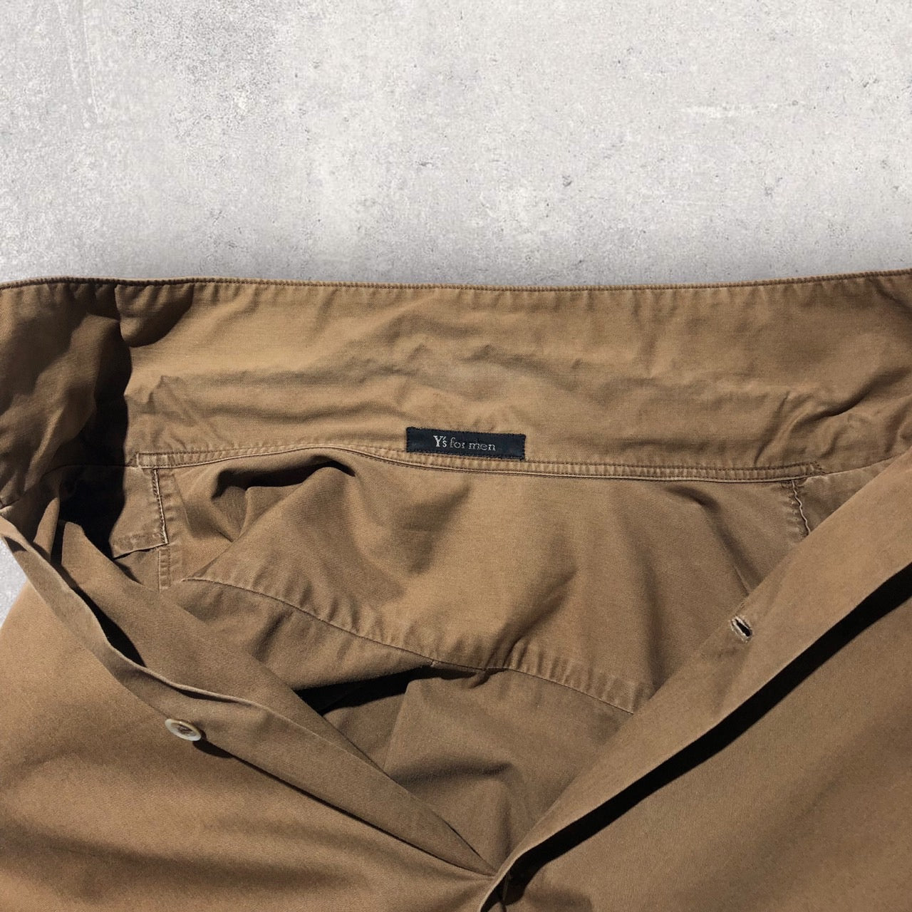 Y's for men(ワイズフォーメン) 80'sオープンカラーオーバーサイズシャツ MN-B02-026 表記なし(メンズXL程度) ブラウン