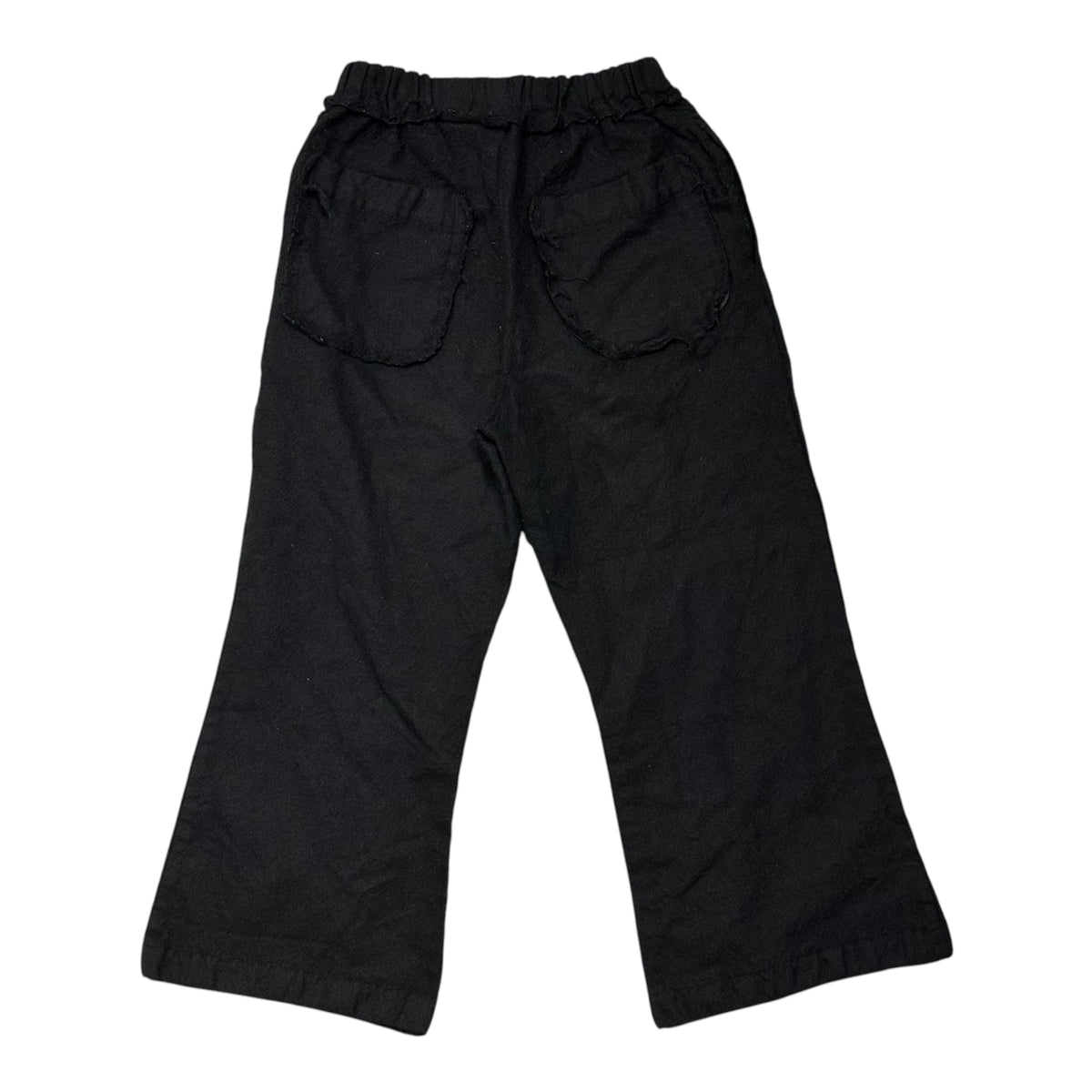 tricot COMME des GARCONS(トリココムデギャルソン) 2005AW Inside-Out Dyed Wool Easy Pants インサイドアウト 製品染め ウール イージー パンツ TP-P039 FREE ブラック AD2005