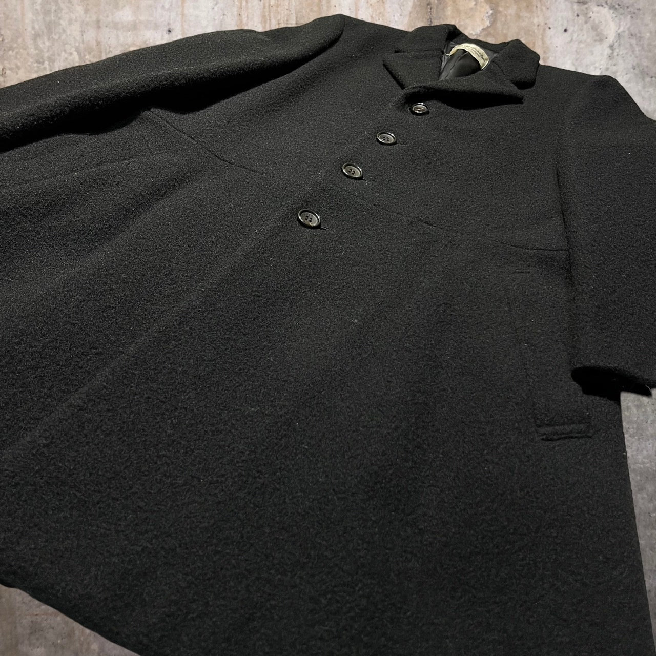 robe de chambre COMME des GARCONS(ローブドシャンブルコムデギャルソン) 90's切替4Bウールコート RC-040030 表記なし(M~L程度) ブラック AD1995