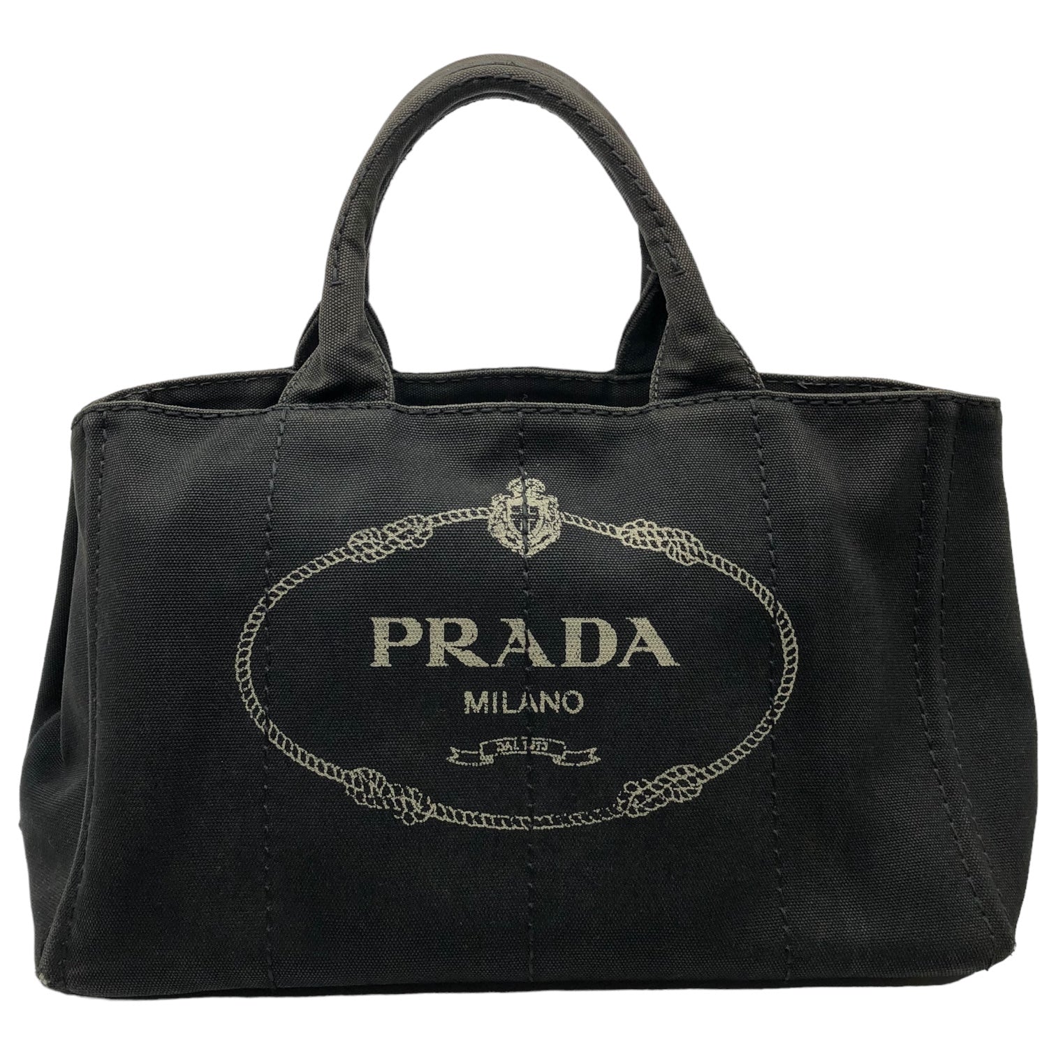 PRADA(プラダ) カナパ ハンド バッグ 204 キャンバス トート ハンド バッグ