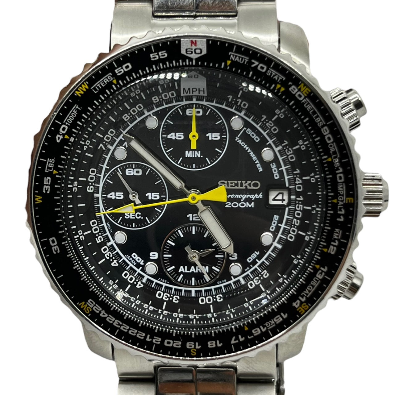 SEIKO(セイコー) インターナショナルコレクション/クロノグラフ/クォーツ/腕時計/ウォッチ 7T62-0EB0 文字盤:ブラック SCJC019