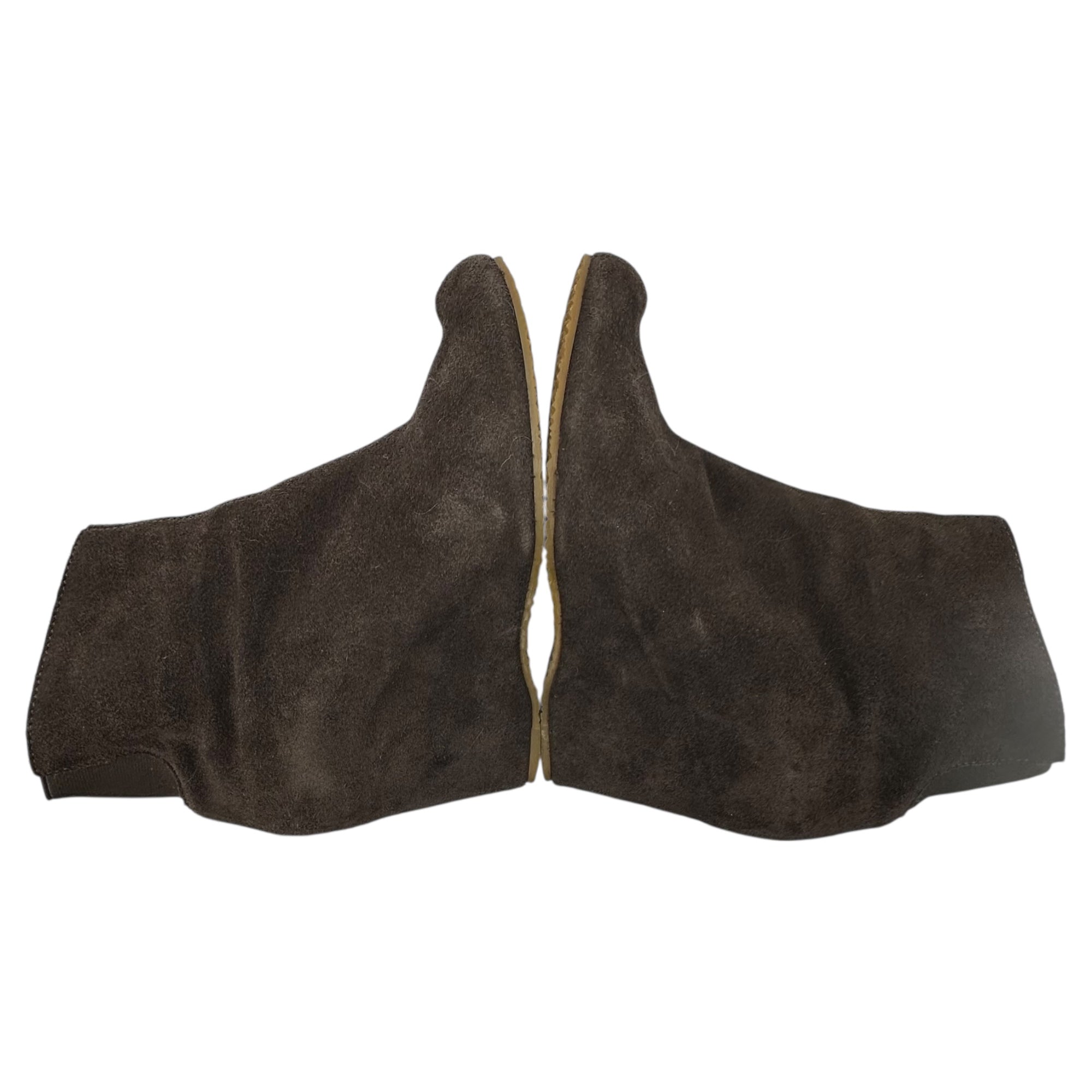 MM6 Maison Margiela(エムエムシックス) Wedge Sole Heel Suede Bootie ウェッジ ソール ヒール スウェード ブーティ 38(24cm程度) ブラウン ブーツ