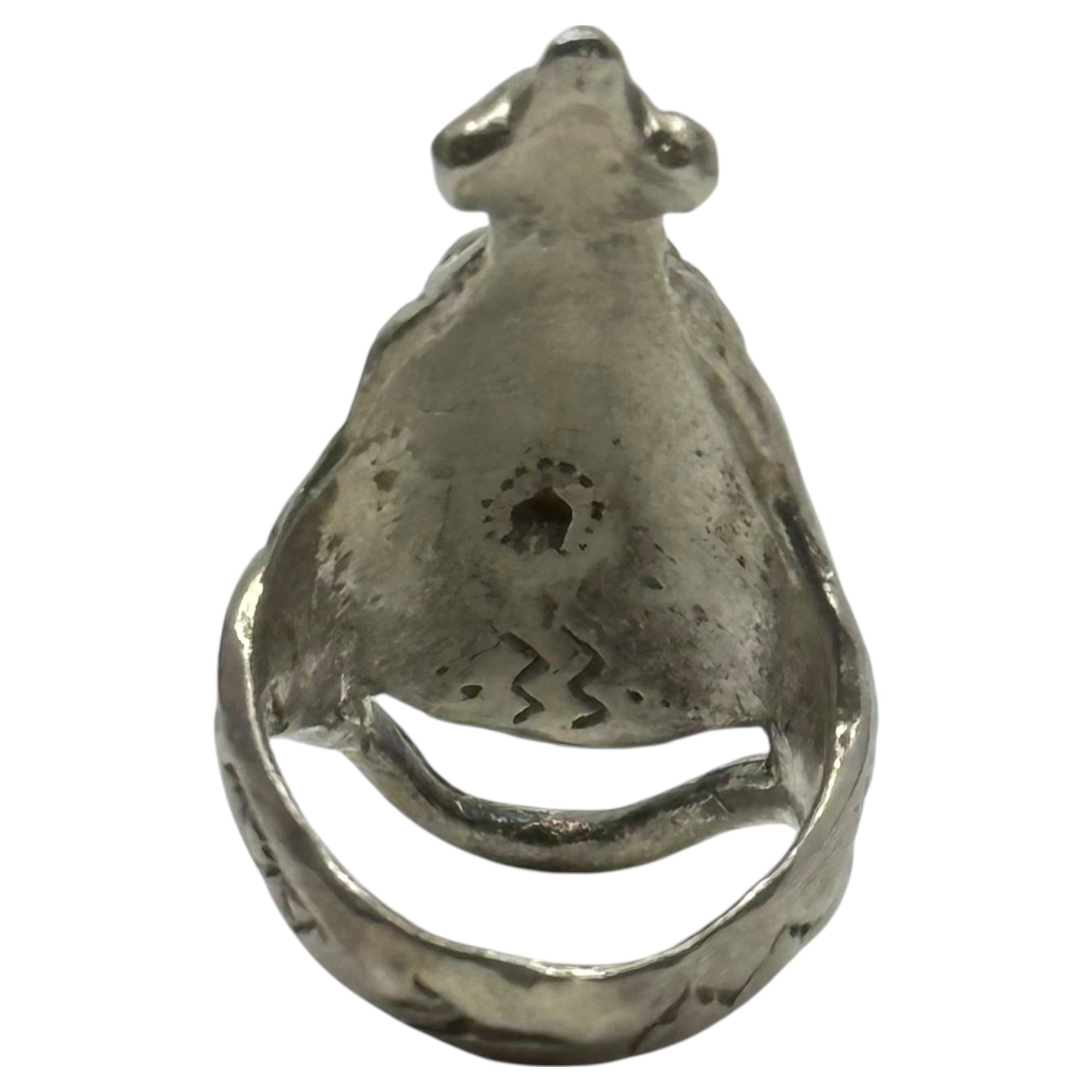 STONE BELLY(ストーンベリー) 925 Silver DRAQULA'S FOSSIL RING ドラキュラ 化石 リング 琥珀 シルバー 8号 シルバー 指輪 ストックホルム発ブランド