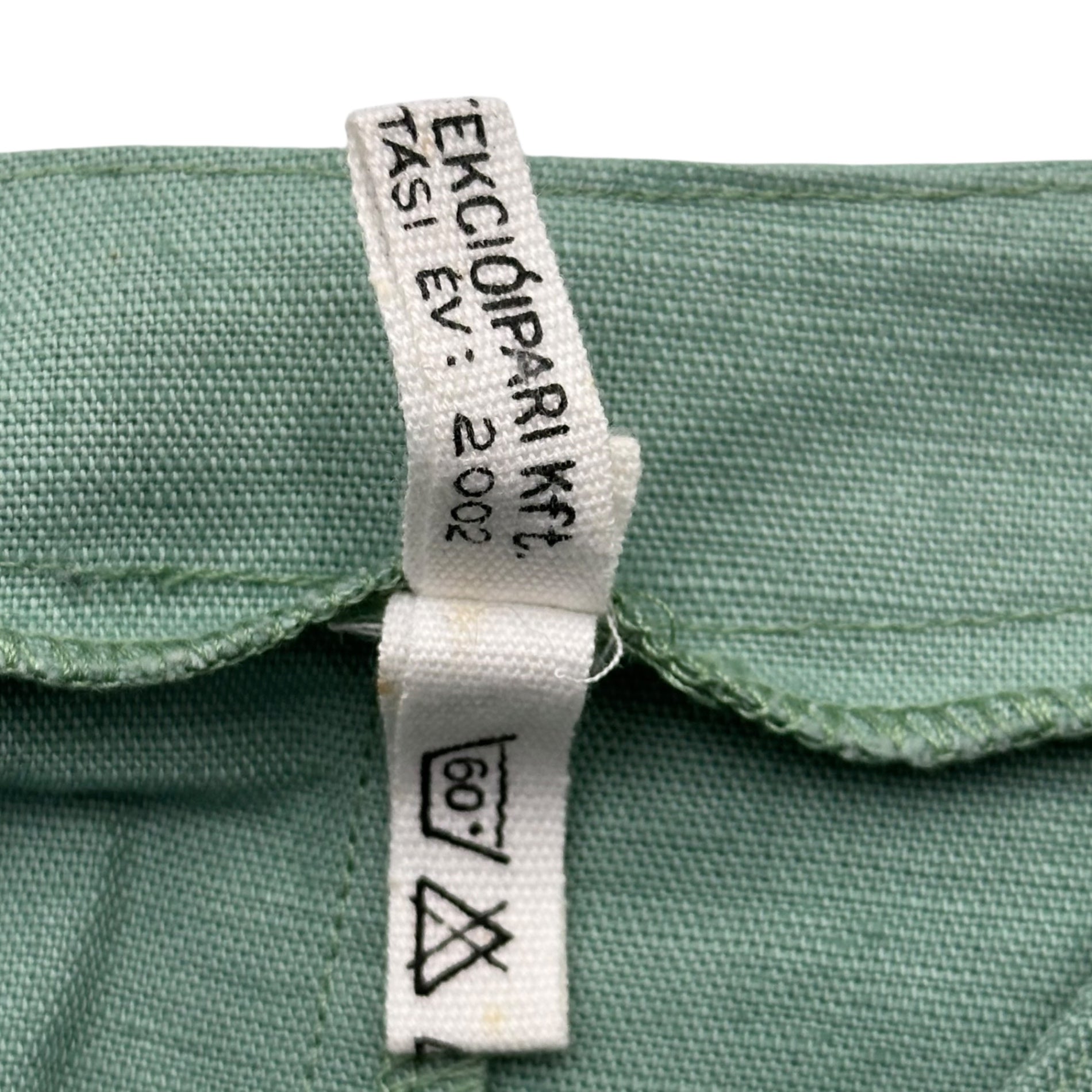 Hungarian Military(ハンガリー軍) 00's Sleep Shirt スリーピング シャツ 52(XL程度) グリーン 2002 ミリタリー リネン ホスピタル