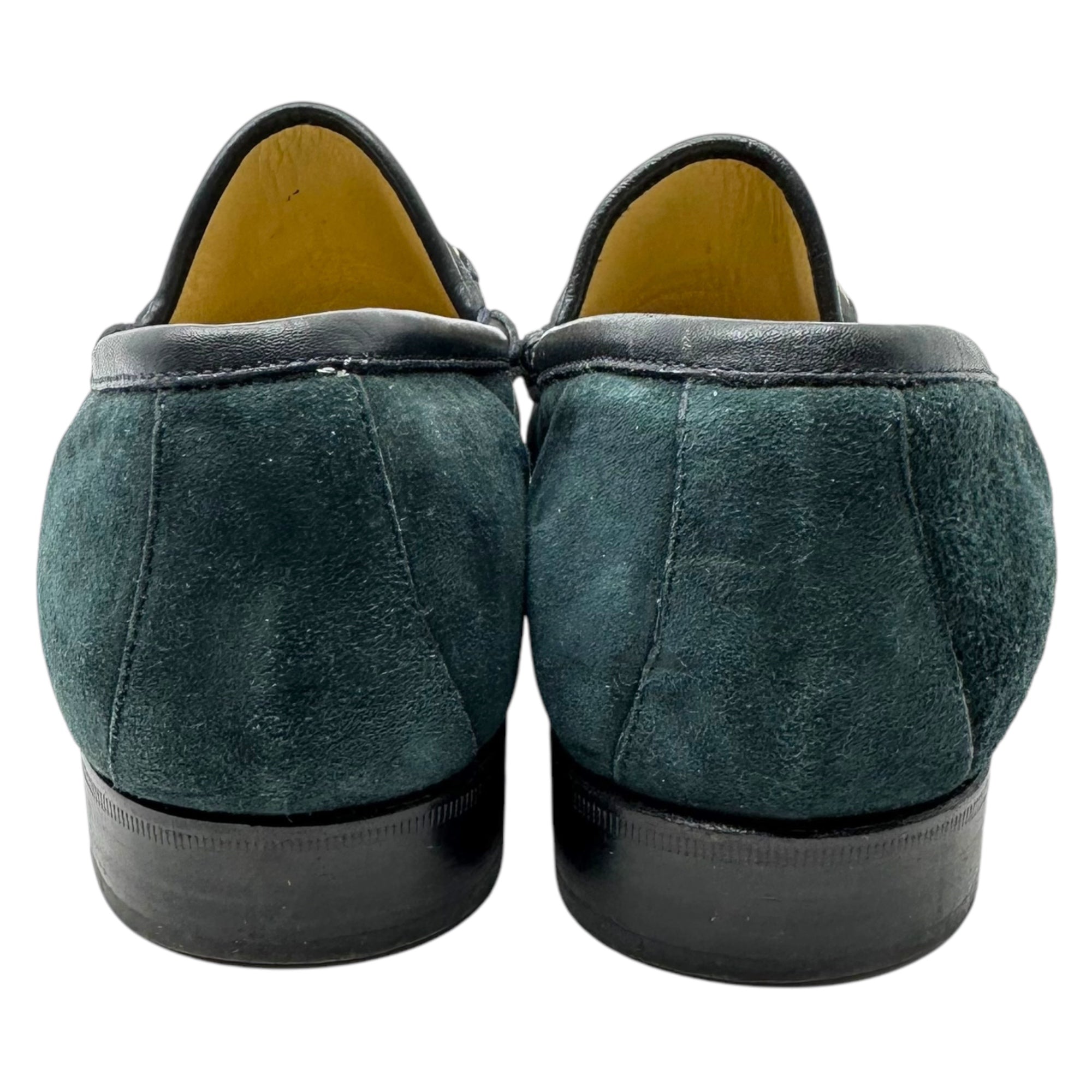 GUCCI(グッチ) Suede Leather Horsebit Loafer スウェード レザー ホース ビット ローファー 37(23cm程度) ダークネイビー