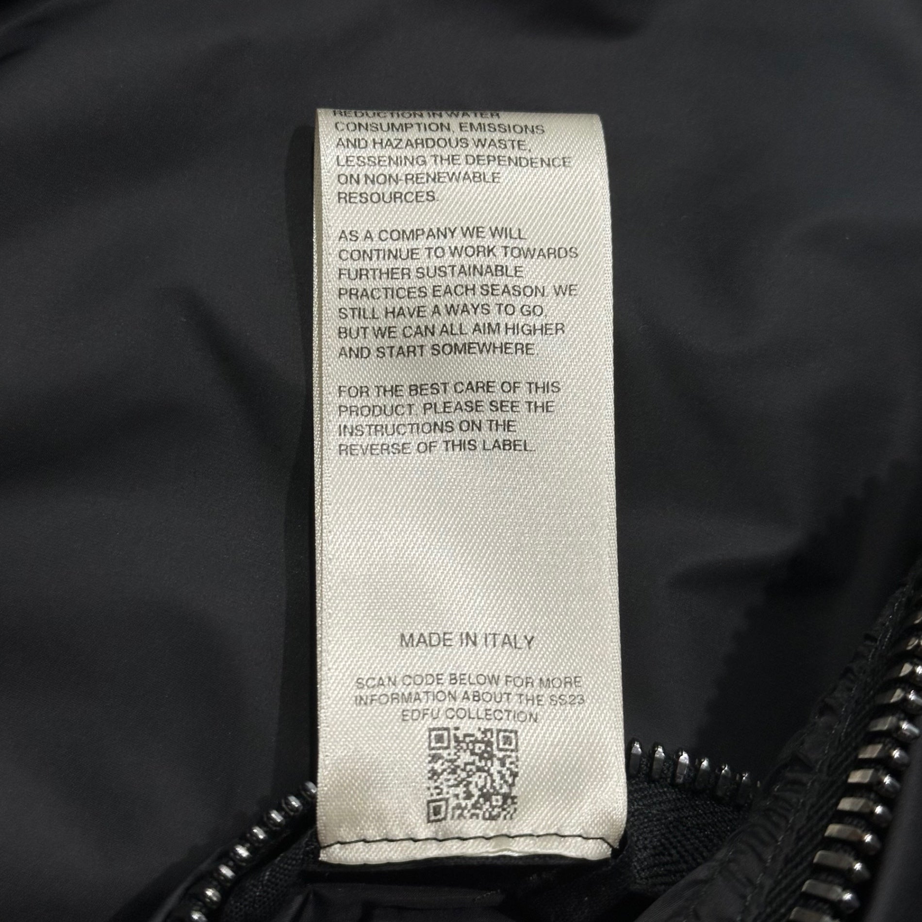 Rick Owens(リックオウエンス) 23SS Girdered Bomber Cropped Jacket ガーダード ボンバー クロップド ジャケット RR01C4799-ND 50 ブラック