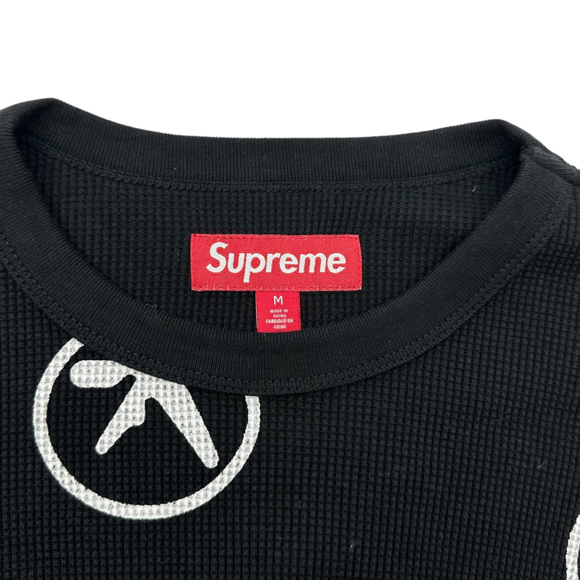 SUPREME(シュプリーム) 25SS Aphex Twin Thermal エイフェックスツイン サーマル 長袖 カットソー M ブラック