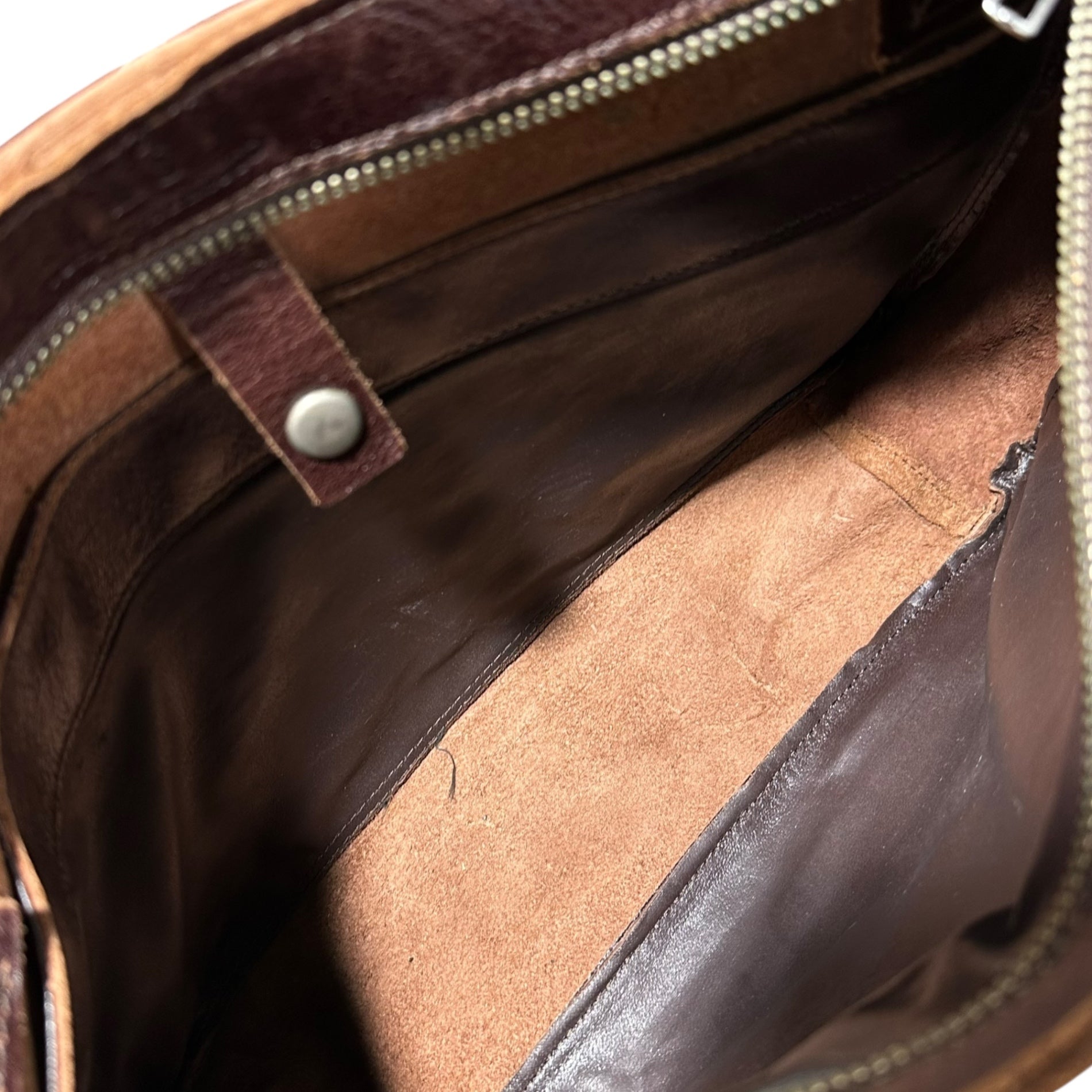 Y's(ワイズ) Leather Flap Waist Pouch レザー フラップ ウエスト ポーチ ブラウン
