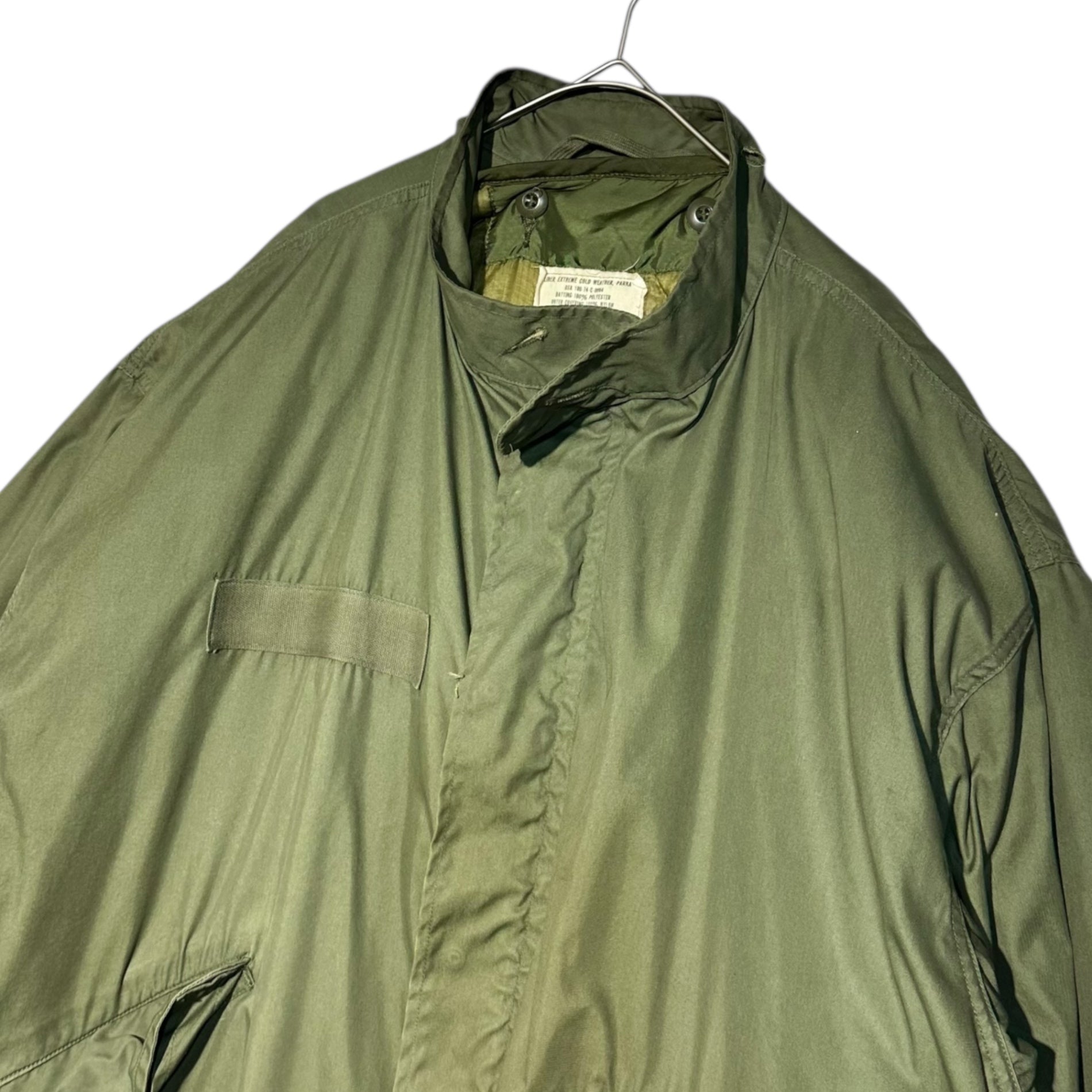 US ARMY(アメリカ軍) 80's M-65 EXTREME COLD WEATHER PARKA フィッシュテール モッズコート 8415-00-782-3220 X-LARGE オリーブ 80年代 別年代ライナー付 ヴィンテージ ミリタリー VANDERBILT SHIRT CO製