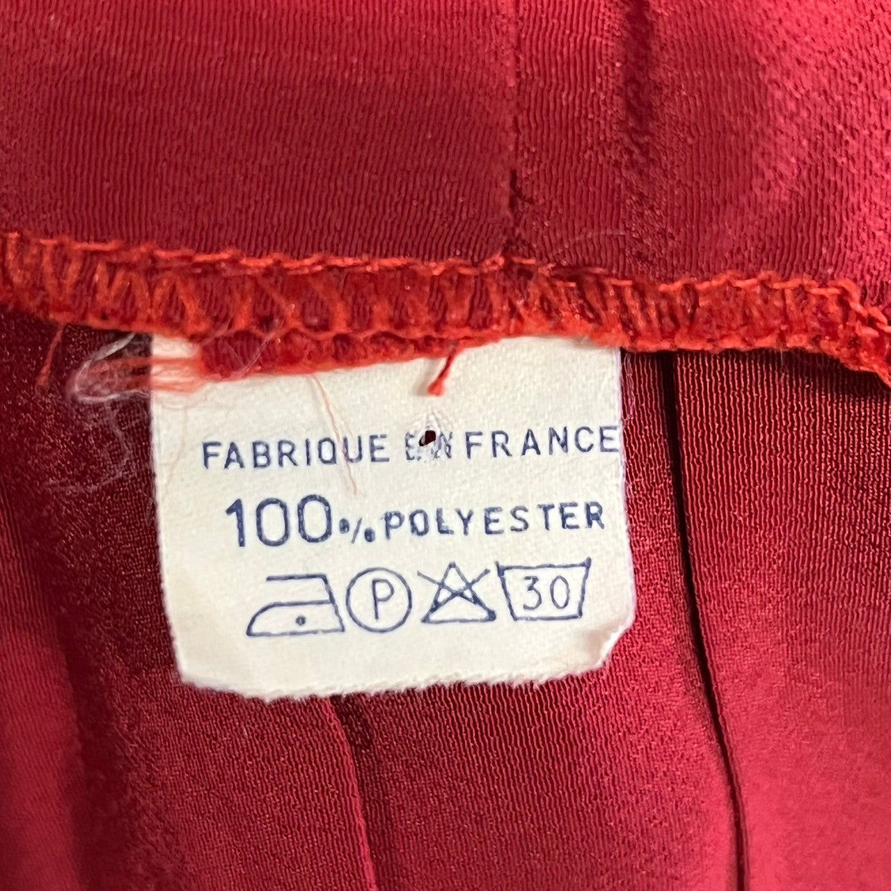 Euro Vintage(ヨーロッパヴィンテージ) Story_70’s pleated dance skirt/プリーツダンススカート 表記なし(Mサイズ程度) レッド