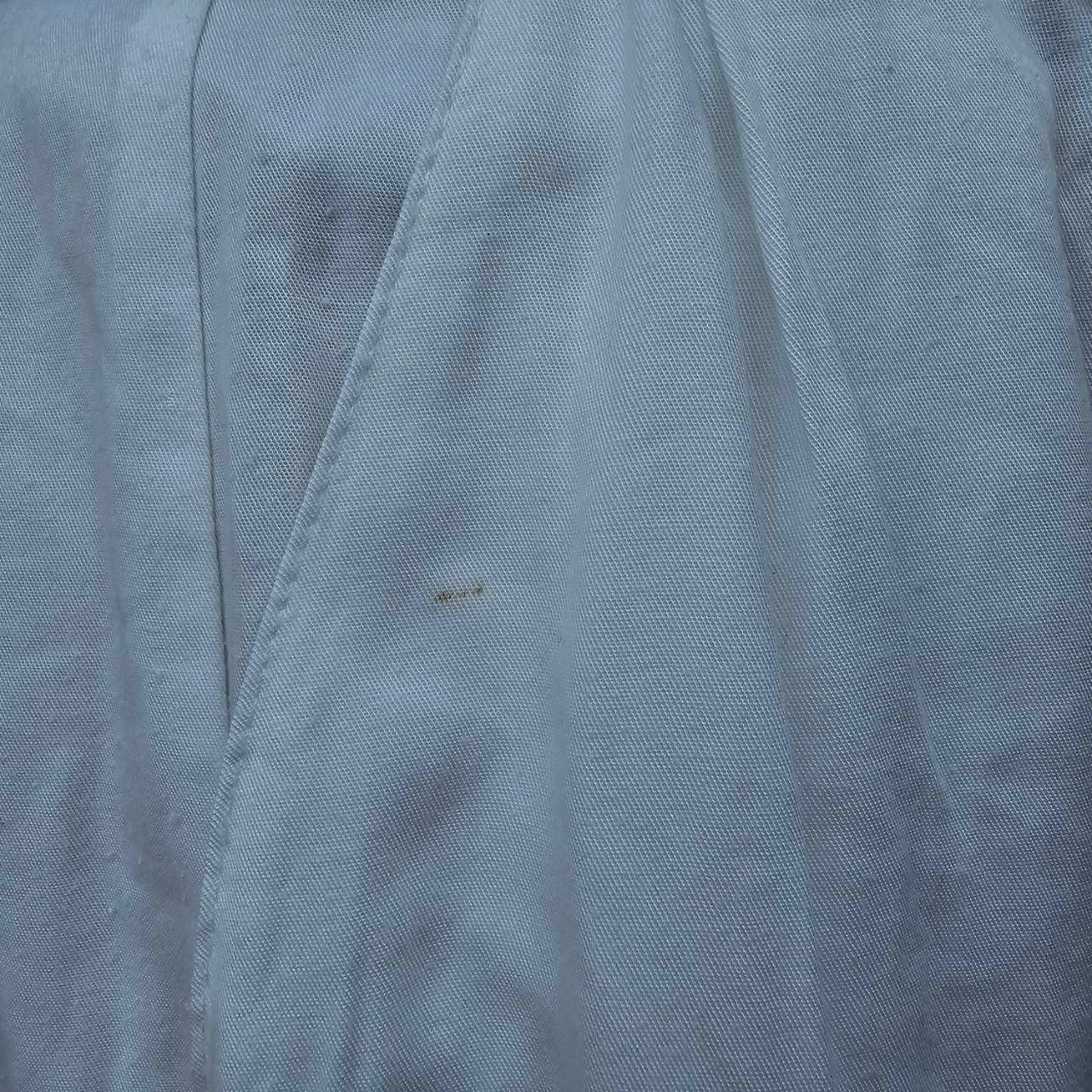 Euro vintage(ヨーロッパヴィンテージ) 70's~ Boy_cotton half tacked pants コットンハーフタックパンツ 表記無し(S~M程度) ホワイト