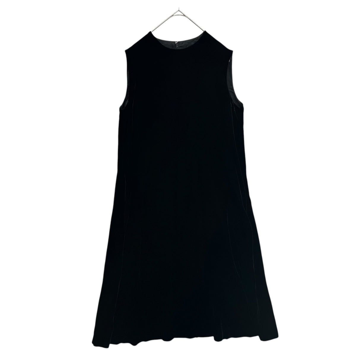 COMME des GARCONS(コムデギャルソン) 2008AW Sleeveless Velour Dress ベロア ノースリーブ ワンピース GB-O043 S ブラック AD2008 00s アーカイブ