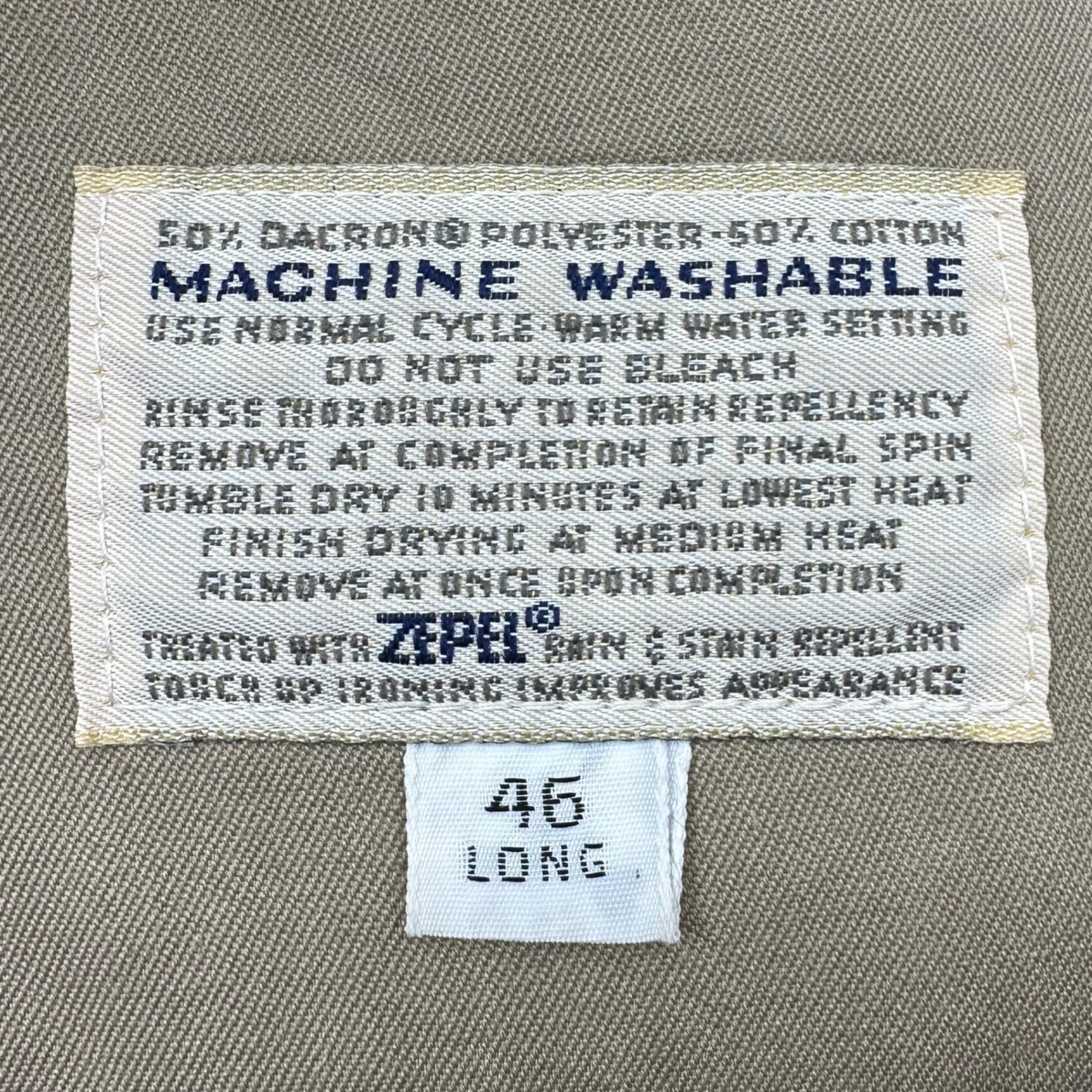 Misty Harbor(ミスティーハーバー) 70's USA made Vintage long trench coat USA製 ヴィンテージ ロング トレンチ コート 46 LONG(ML程度) ベージュ 推定70年代 古着
