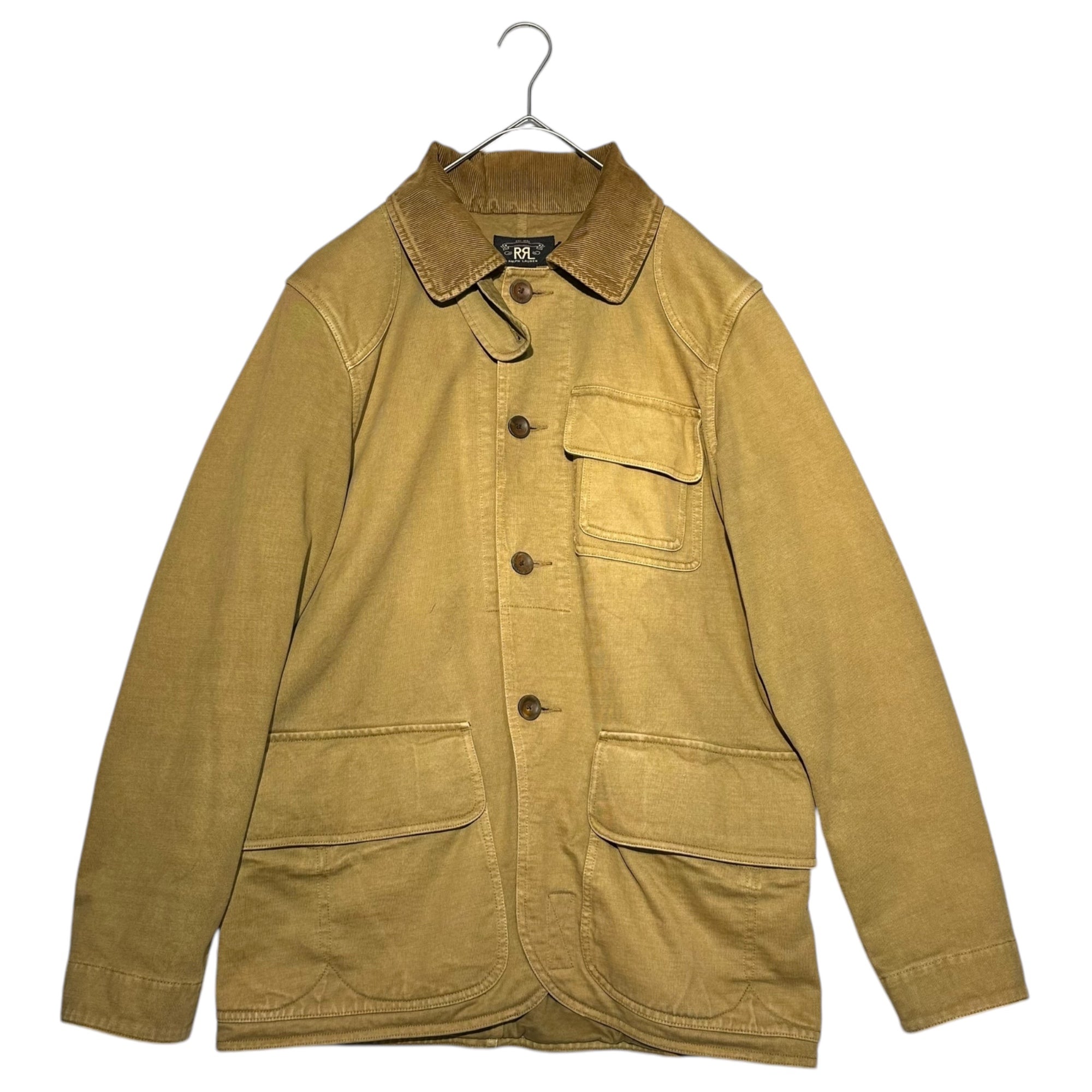 RRL(ダブルアールエル) Collar corduroy cotton hunting jacket コーデュロイ 襟 コットン ハンティング ジャケット 65392 S ブラウン