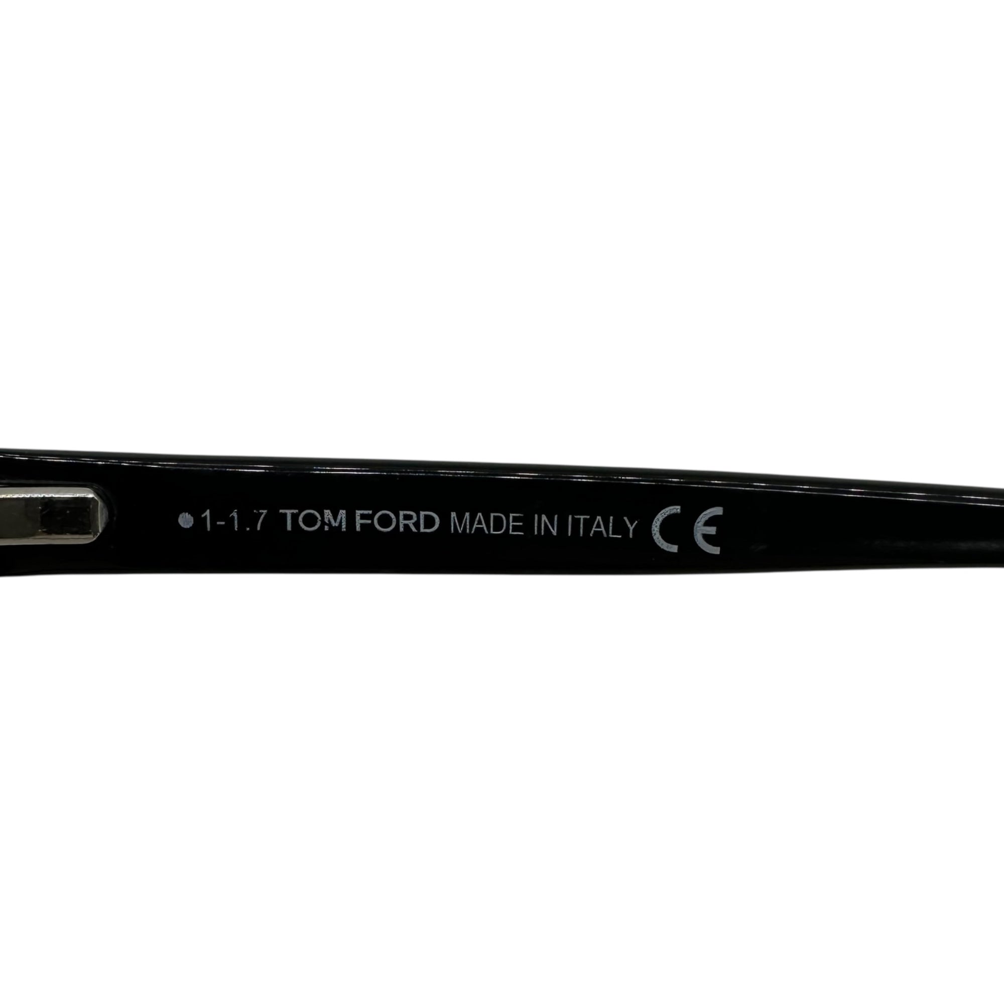 TOM FORD(トムフォード) Black Frame Sunglasses ブラック フレーム サングラス メガネ TF5147 001 ブラック レンズ変更済