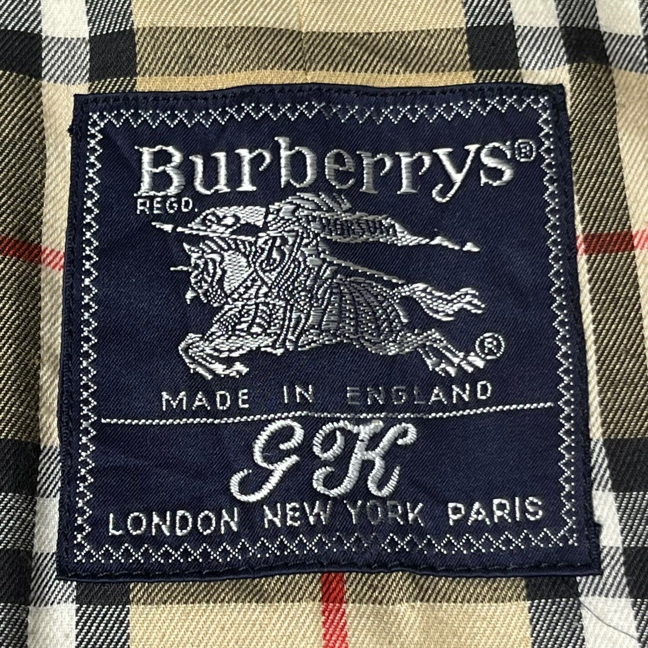 Burberrys(バーバリーズ) 90's Nova Check Lining Stainless Steel Collar Coat ノヴァチェック ライニング ステンカラー コート 52(L程度) ベージュ 90年代 定番