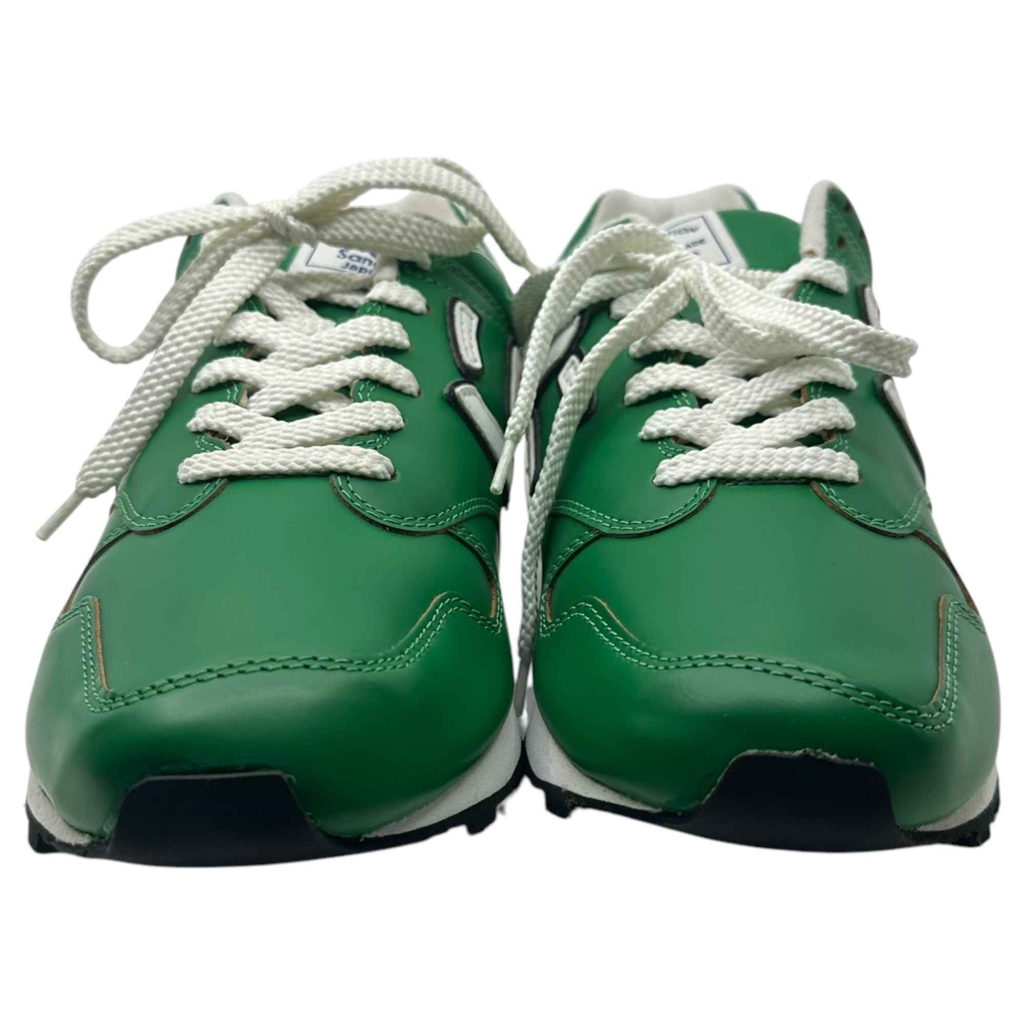 Sangacio(サンガッチョ) にゅ~ず 『GREEN』 限定 OGモデル ローカット スニーカー 旧タグ,手作り運動靴 再現モデル 26cm グリーン 箱付