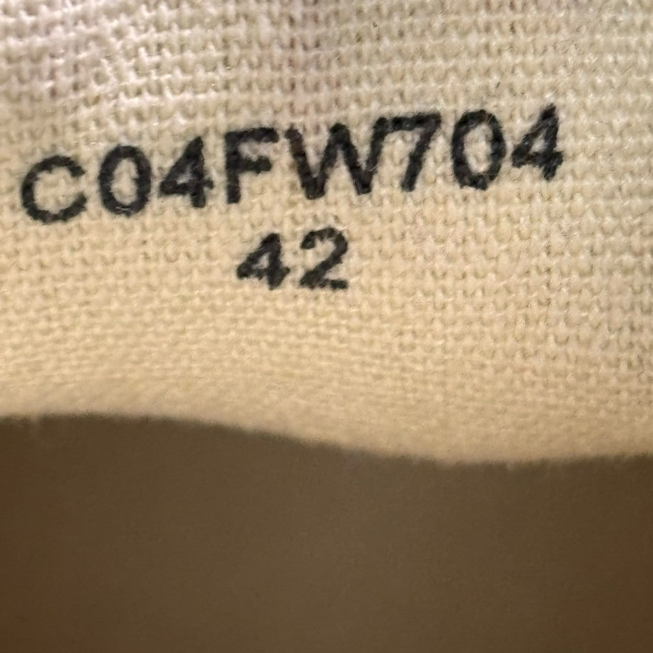 Maison MIHARA YASUHIRO×NIGEL CABOURN(メゾンミハラヤスヒロ×ナイジェルケーボン) COMBAT SHOES コンバット スニーカー C04FW704 42(26.5cm~27cm程度) オリーブ ローカット スニーカー