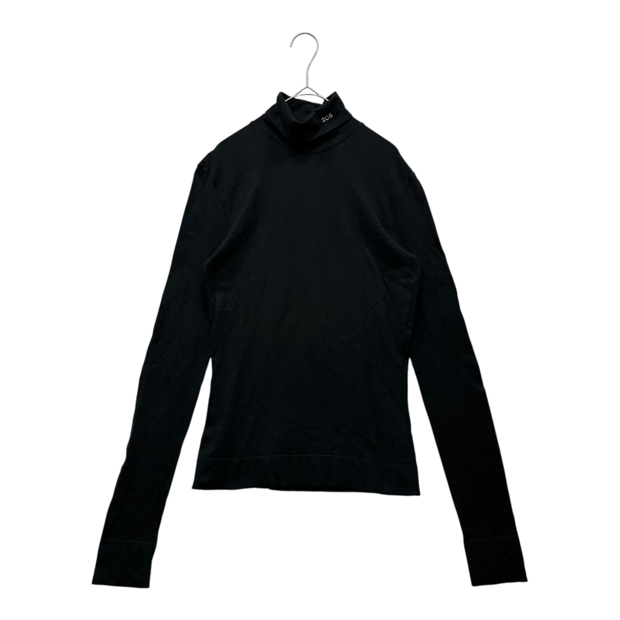 CALVIN KLEIN 205W39NYC(カルバンクライン) Turtleneck Cotton Knit Top タートルネック コットン カットソー 2053421 XS ブラック