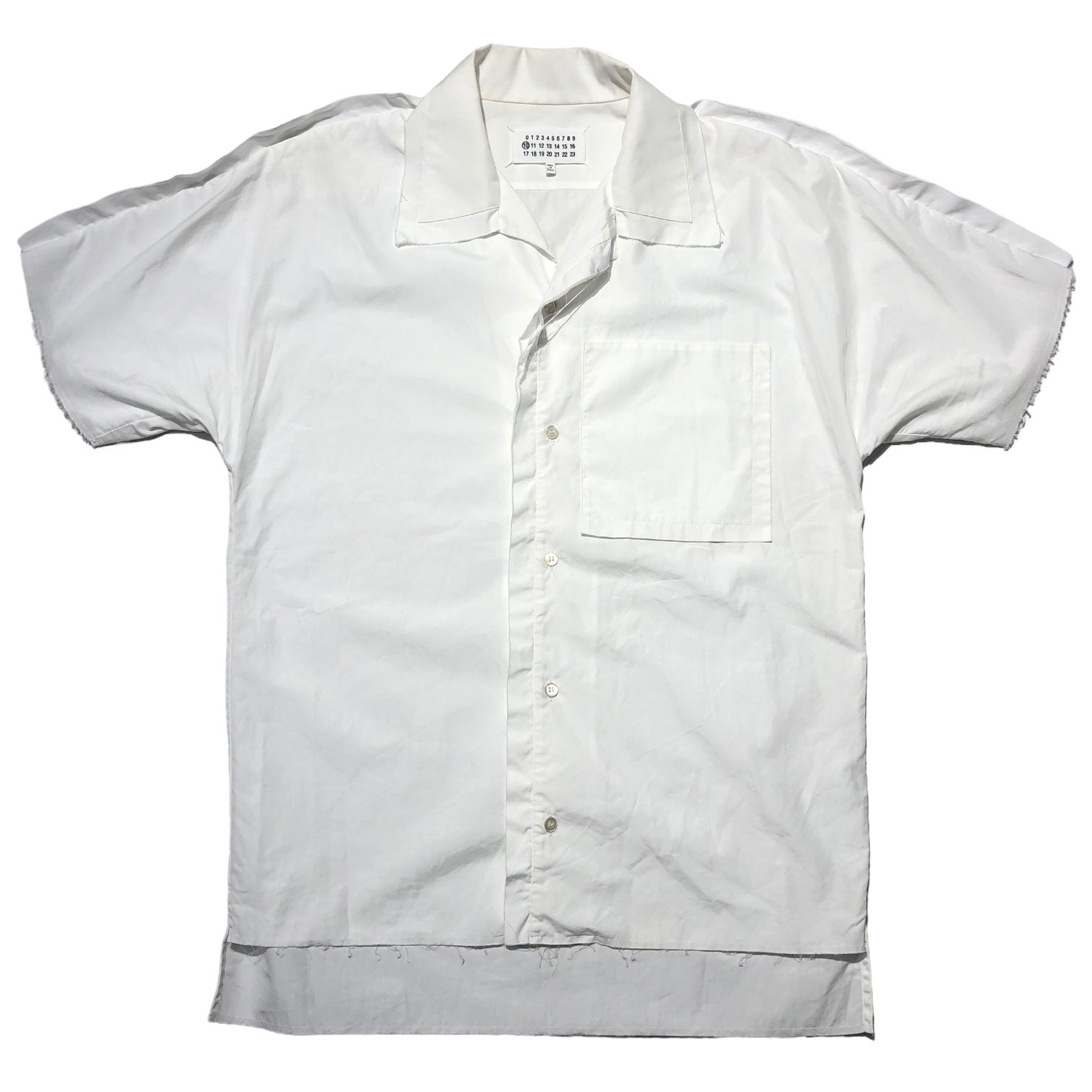 MAISON MARGIELA(メゾンマルジェラ) 20SS Cut-off layered open collar  