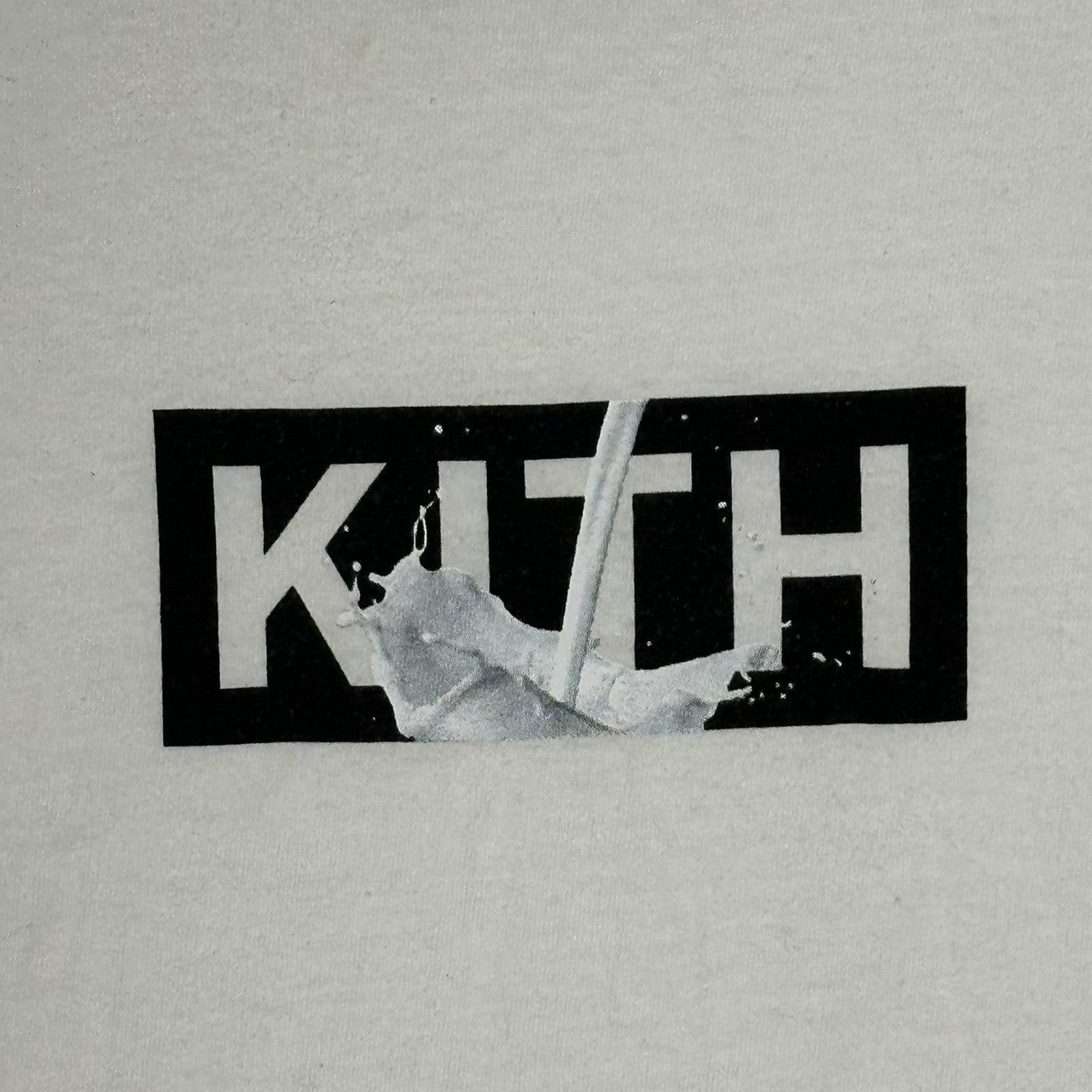 KITH(キス) 18AW Got Milk Milk Splash Tee ミルク ボックス ロゴ Tシャツ S ホワイト コラボ