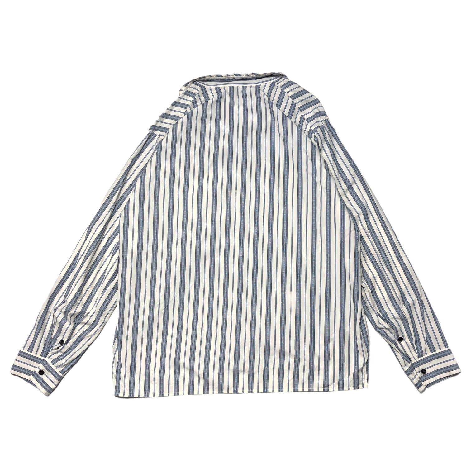 SUNSEA(サンシー) 18SS BLUE NOTE STRIPE SHIRT ブルーノート ストライプ シャツ 18S29 SIZE 2(M) ホワイト×ライトブルー