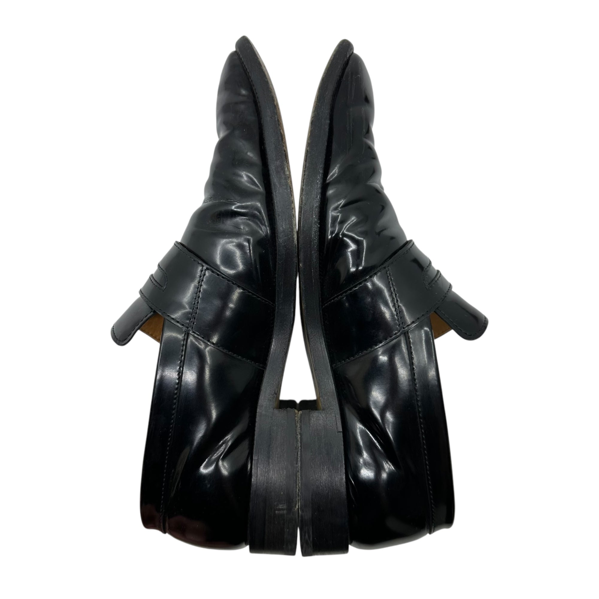 MAISON MARGIELA(メゾンマルジェラ) Patent leather tabi coin loafers パテントレザー 足袋 コイン ローファー 39(24.5~25.0cm程度) ブラック