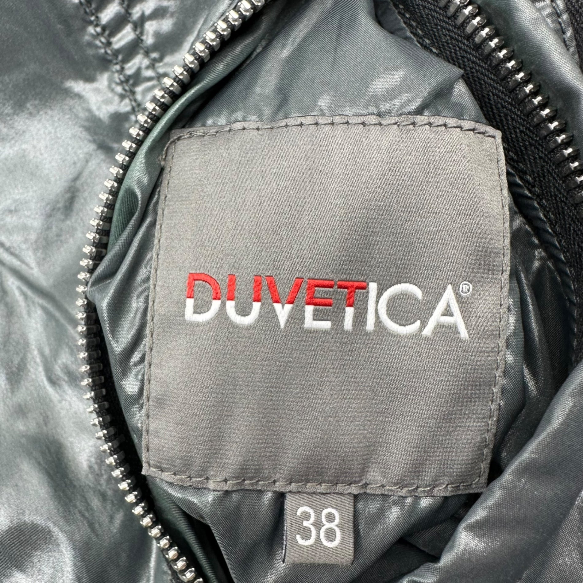 DUVETICA(デュベティカ) ACTE quilted hooded down jacket キルティング フーデッド ダウン ジャケット D.1130.00-1035R 38(実寸XS程度) ピンク×グレー リバーシブル着用可