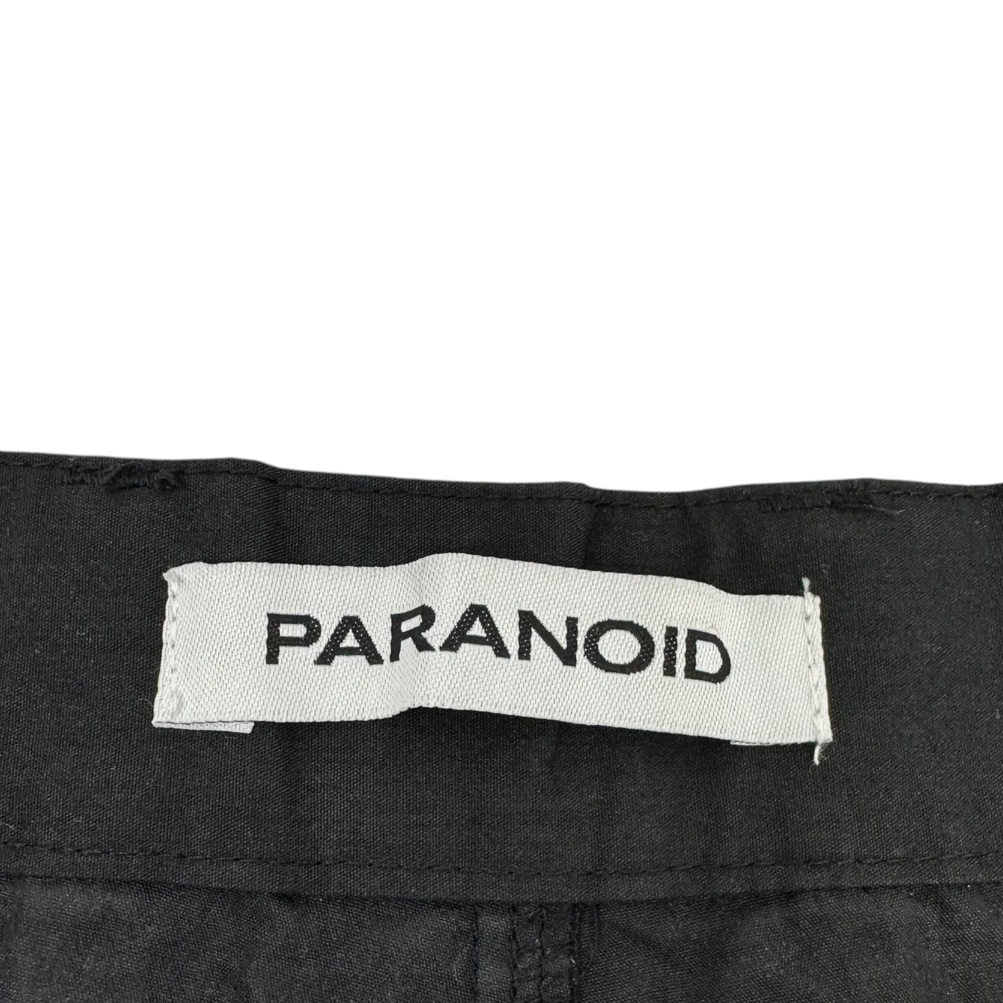 PARANOID(パラノイド) 24SS GATHER PANTS ギャザー パンツ 24S006_12 L ブラック ナイロン ギミック