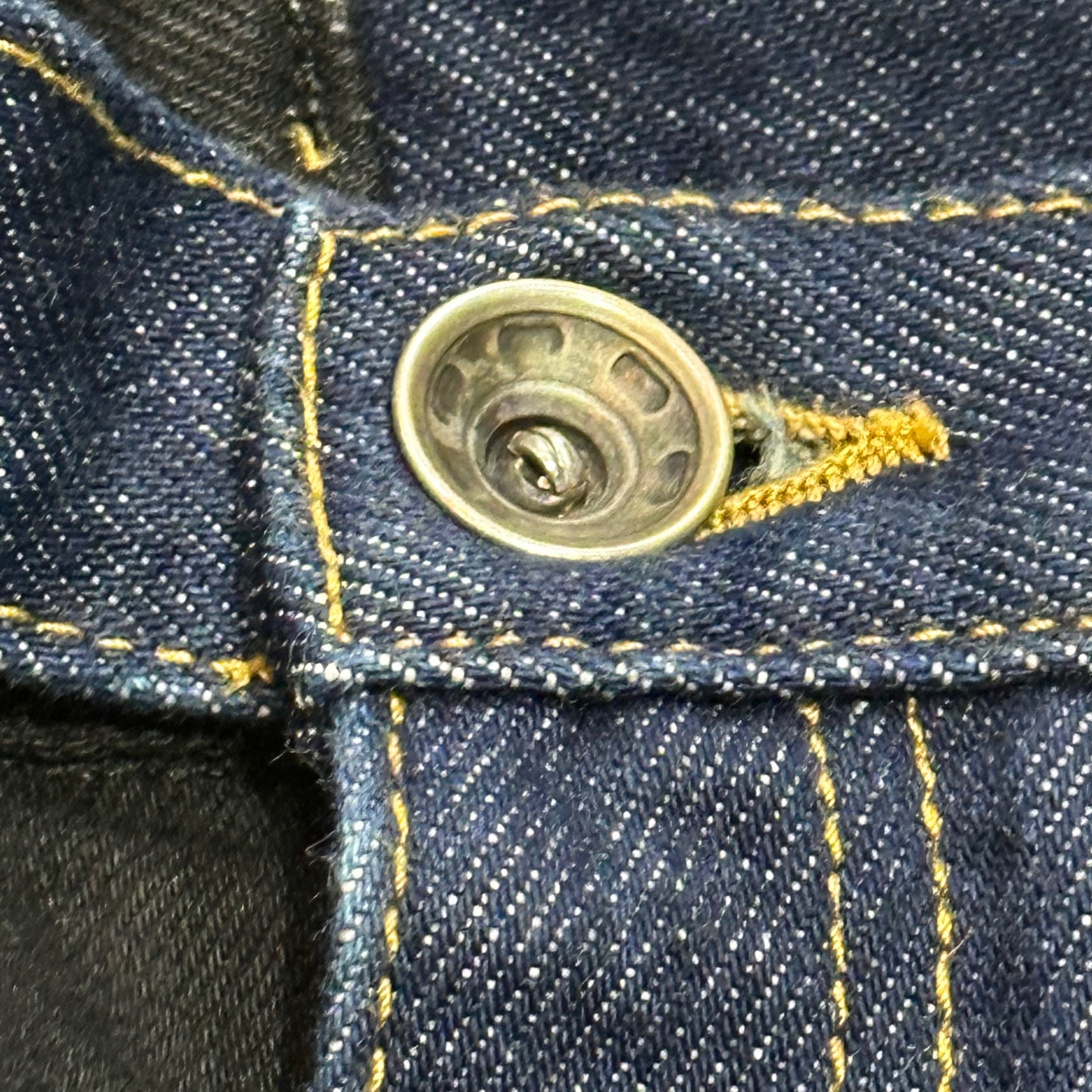 MAISON MARGIELA(メゾンマルジェラ) 19AW Two-Tone Straight Denim Pants バイカラー ストレート デニム パンツ S30LA0138 28 インディゴ×ブラック