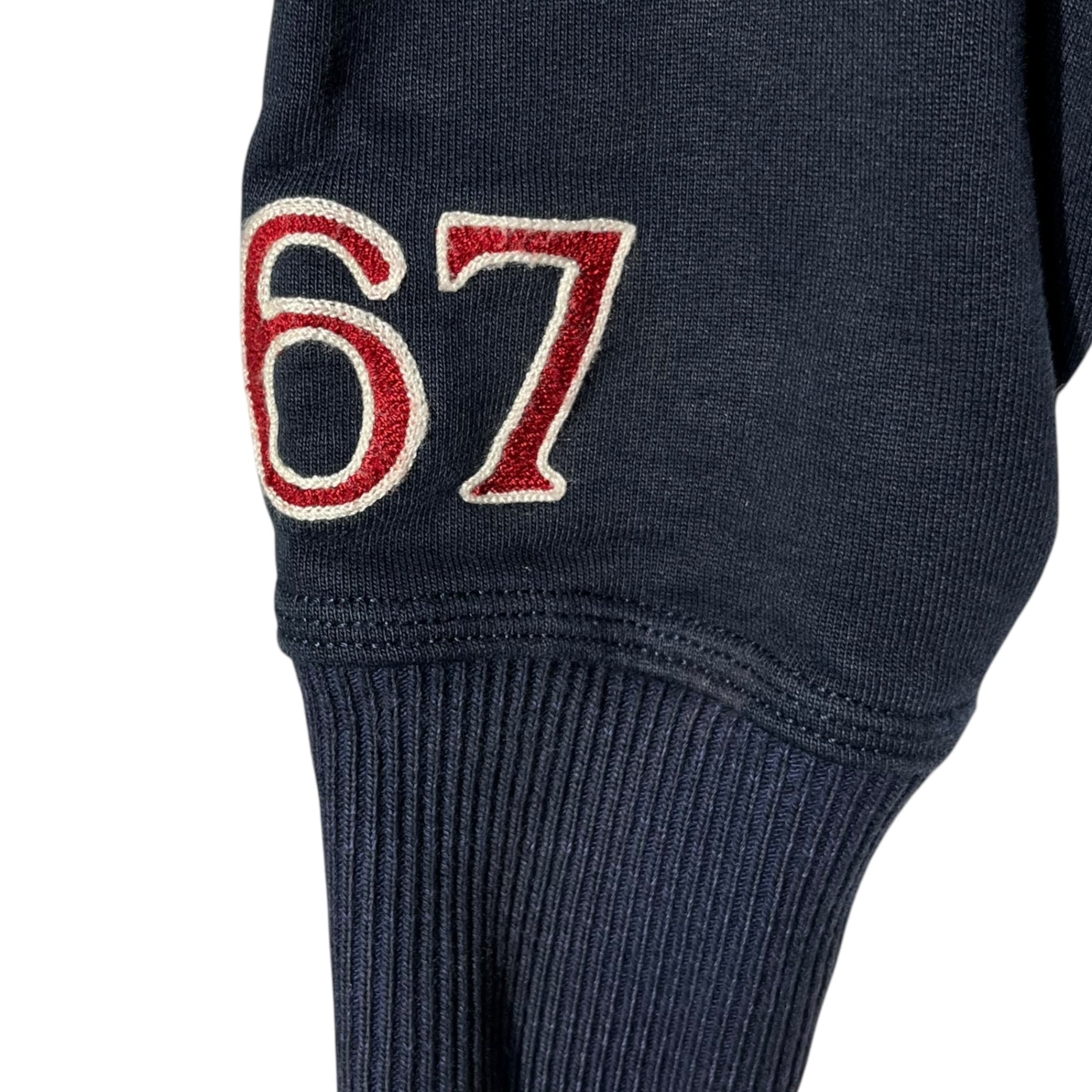 POLO RALPH LAUREN(ポロラルフローレン) Snap button P emblem hoodie スナップボタン Pワッペン パーカー S ネイビー