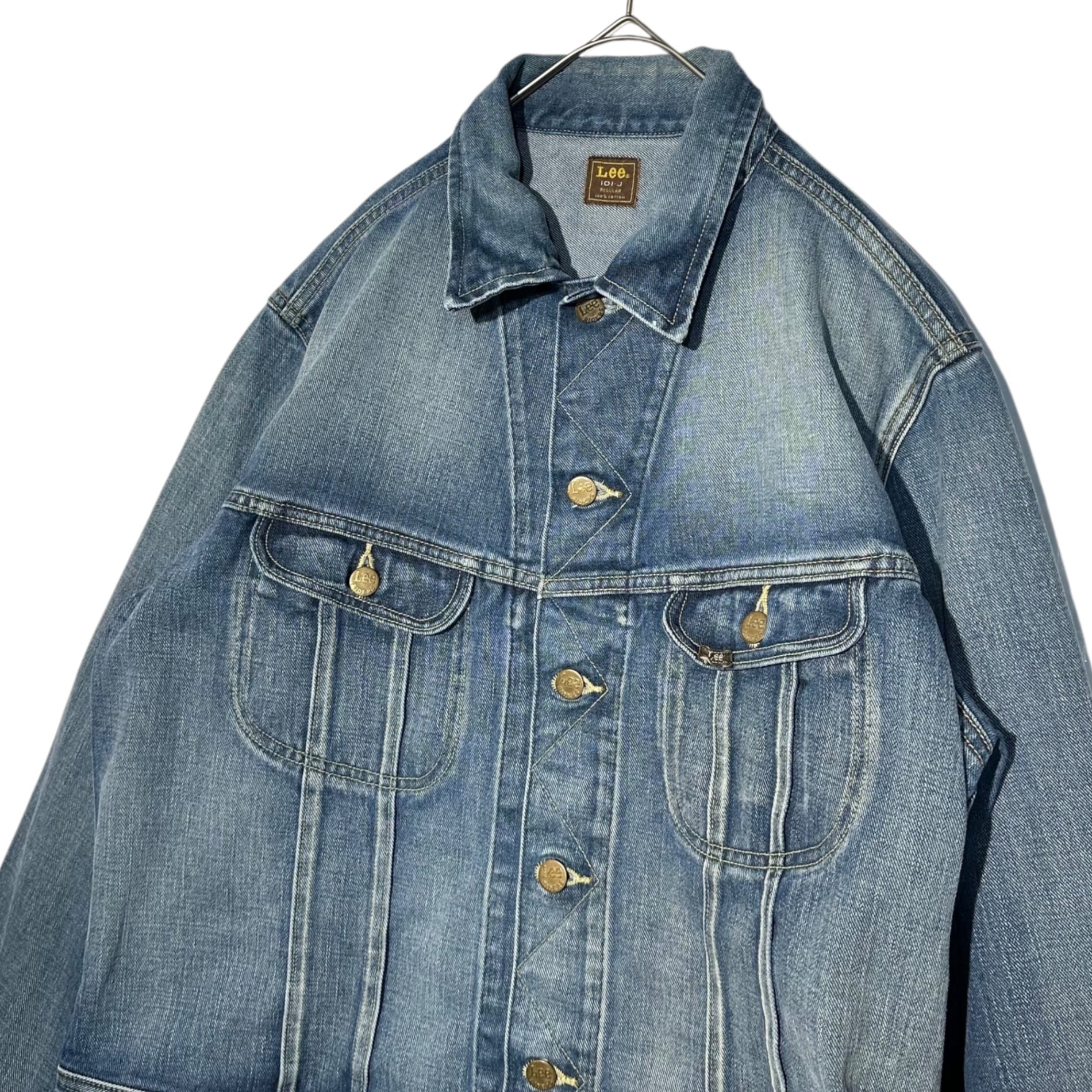 LEE(リー) 101J RIDERS JACKET 101-J ライダース ジャケット デニム ジャケット LM8100 L ライトインディゴ Gジャン