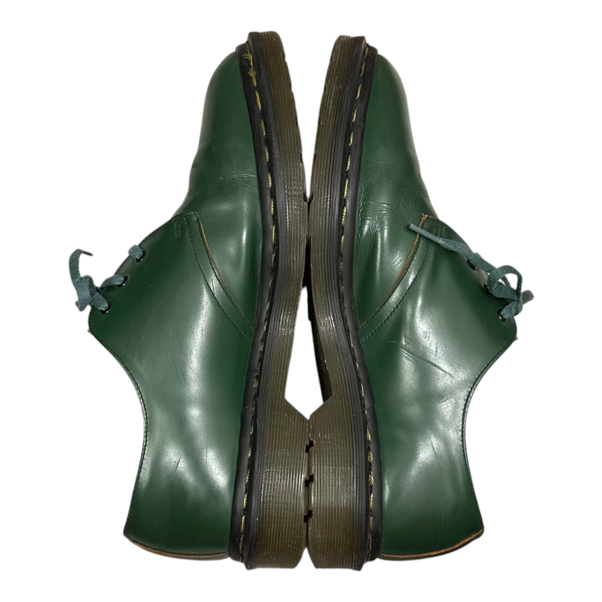 DR.MARTENS×SUPREME(ドクターマーチン×シュプリーム) Custom 1461 3-Eye Shoe 3ホール シューズ 1461SH 23450300 US8(26cm) グリーン レザー 革靴 コラボ